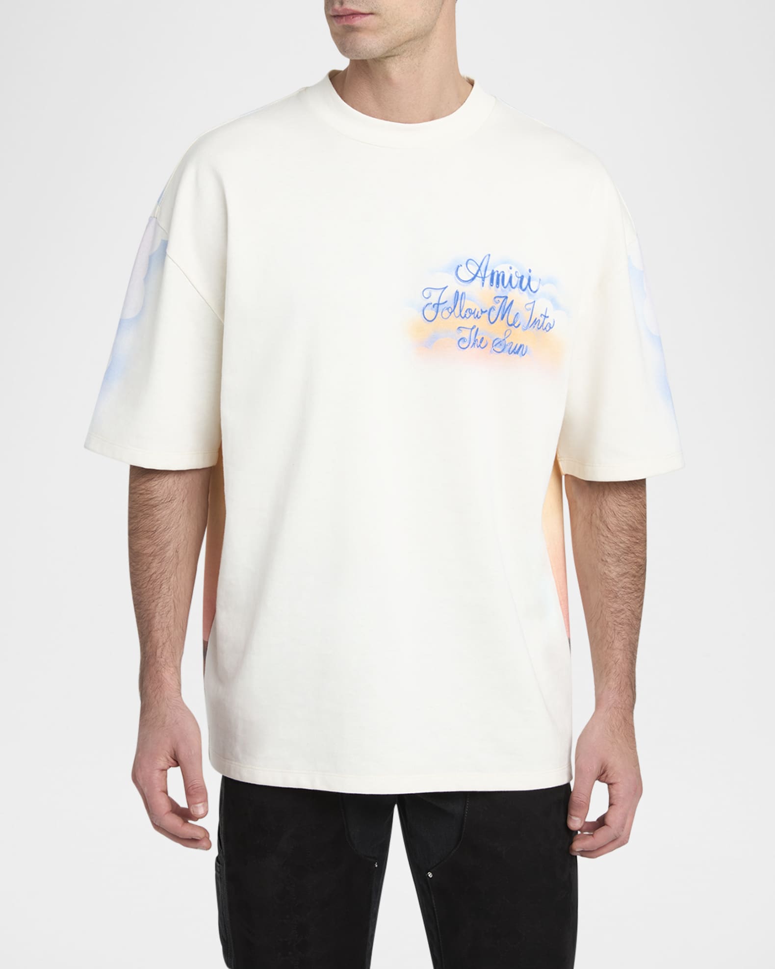 25SS new/AMIRI Follow MeグラフィックTシャツ T-Shirt White nm_5025213_100241_m