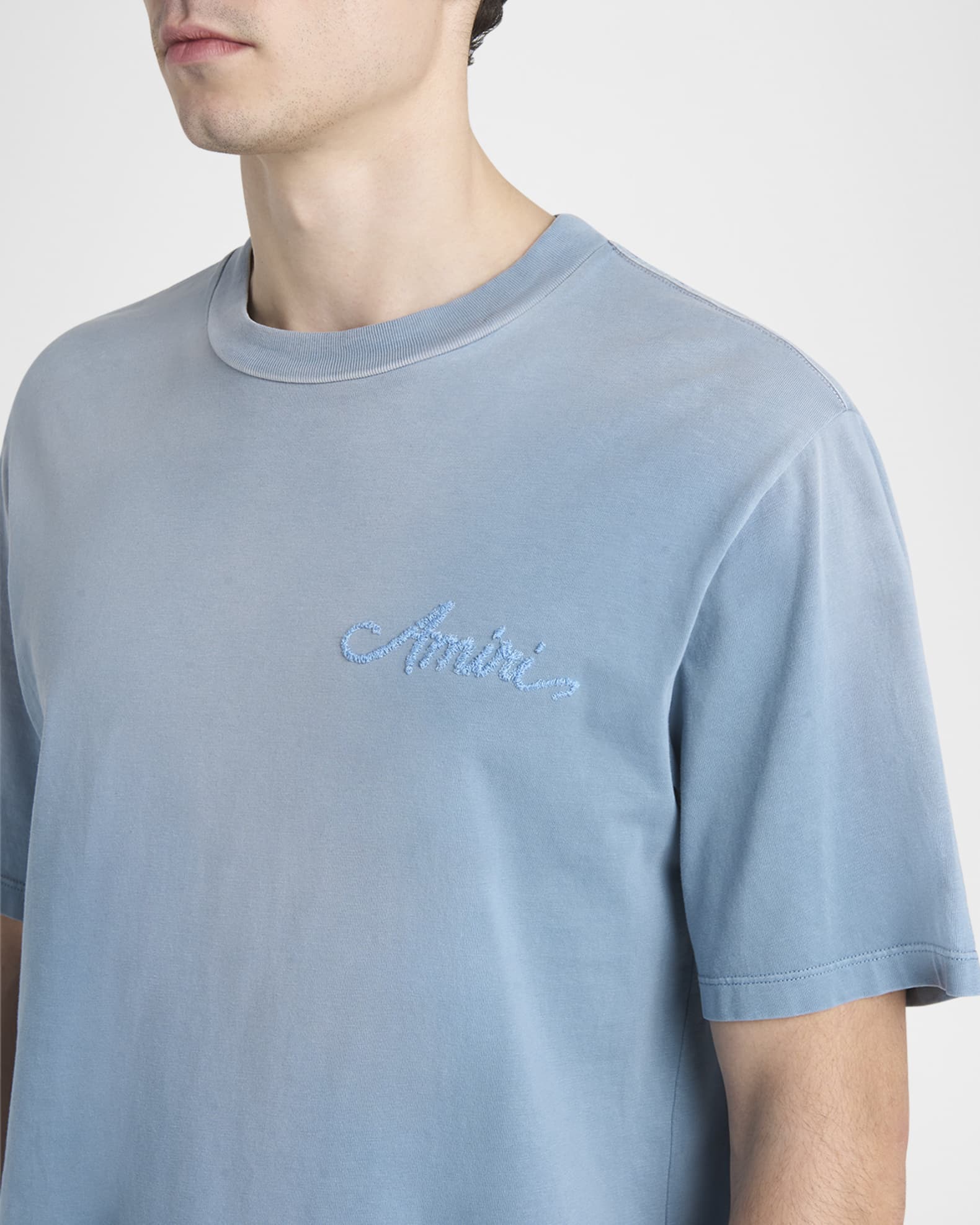 Amiri Men's Bleach Bandana Patch T-Shirt | Neiman Marcus