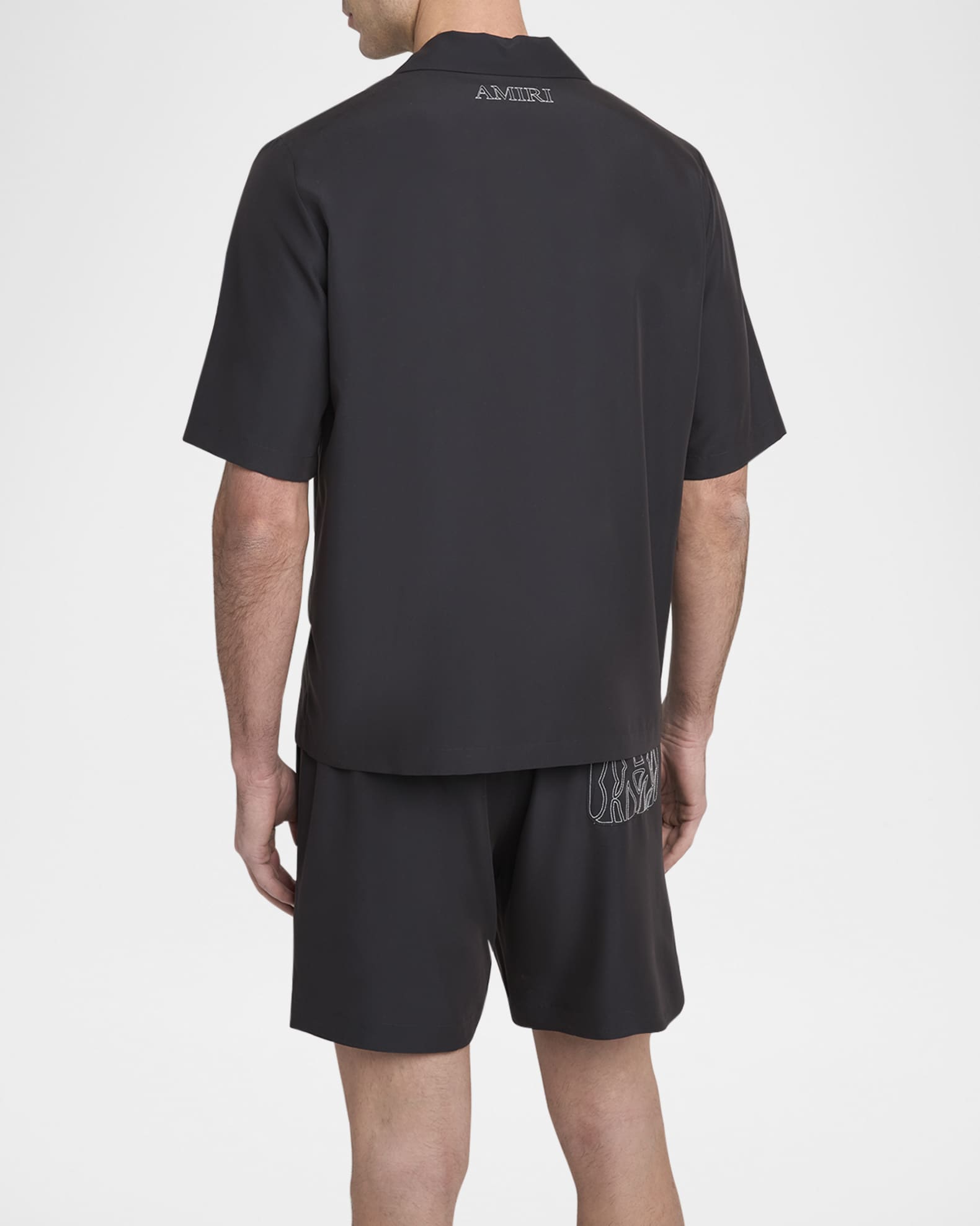 Amiri Men's MA Outline Pocket Bowling Shirt | Neiman Marcus