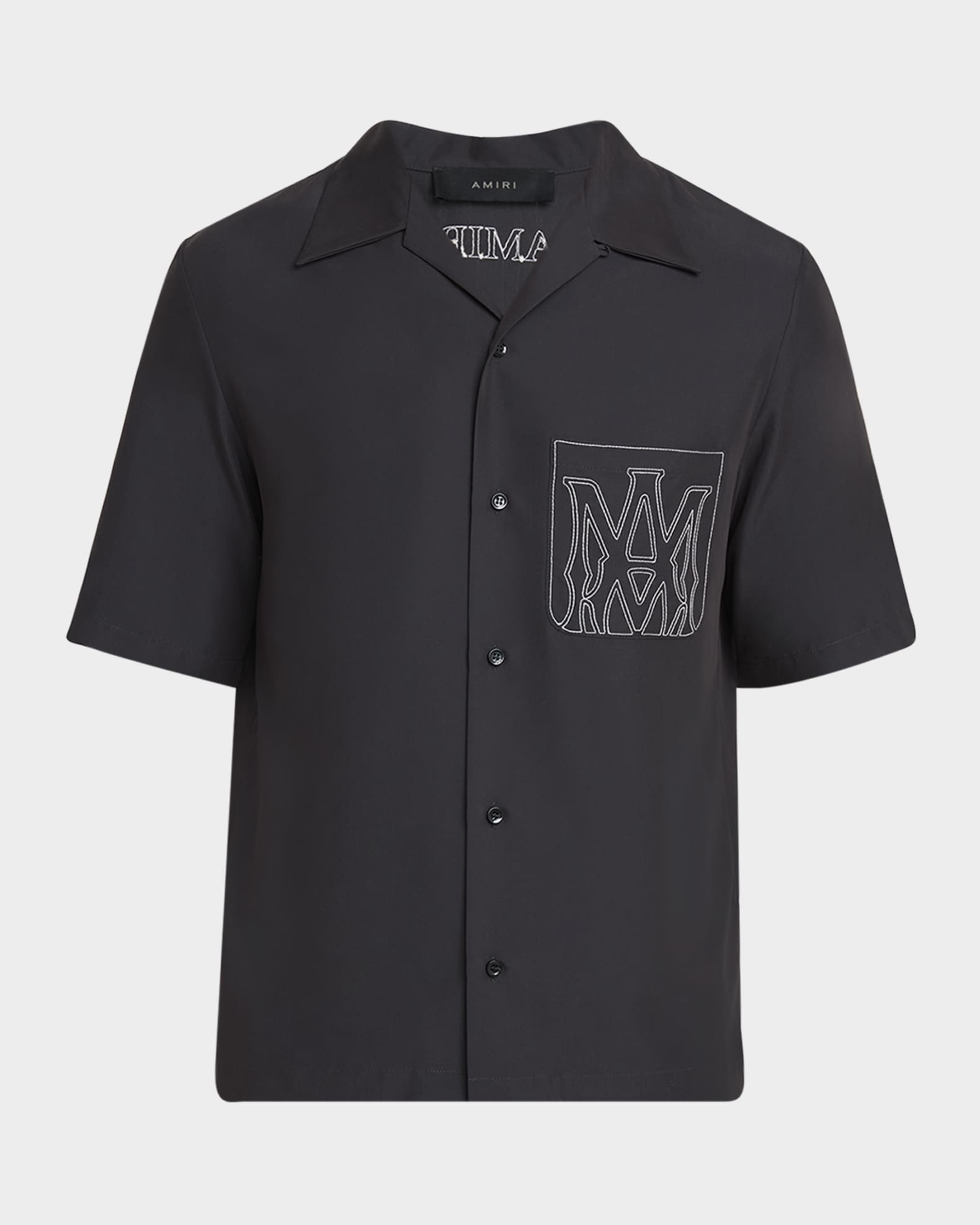 Men's MA Outline Pocket Bowling Shirt 0