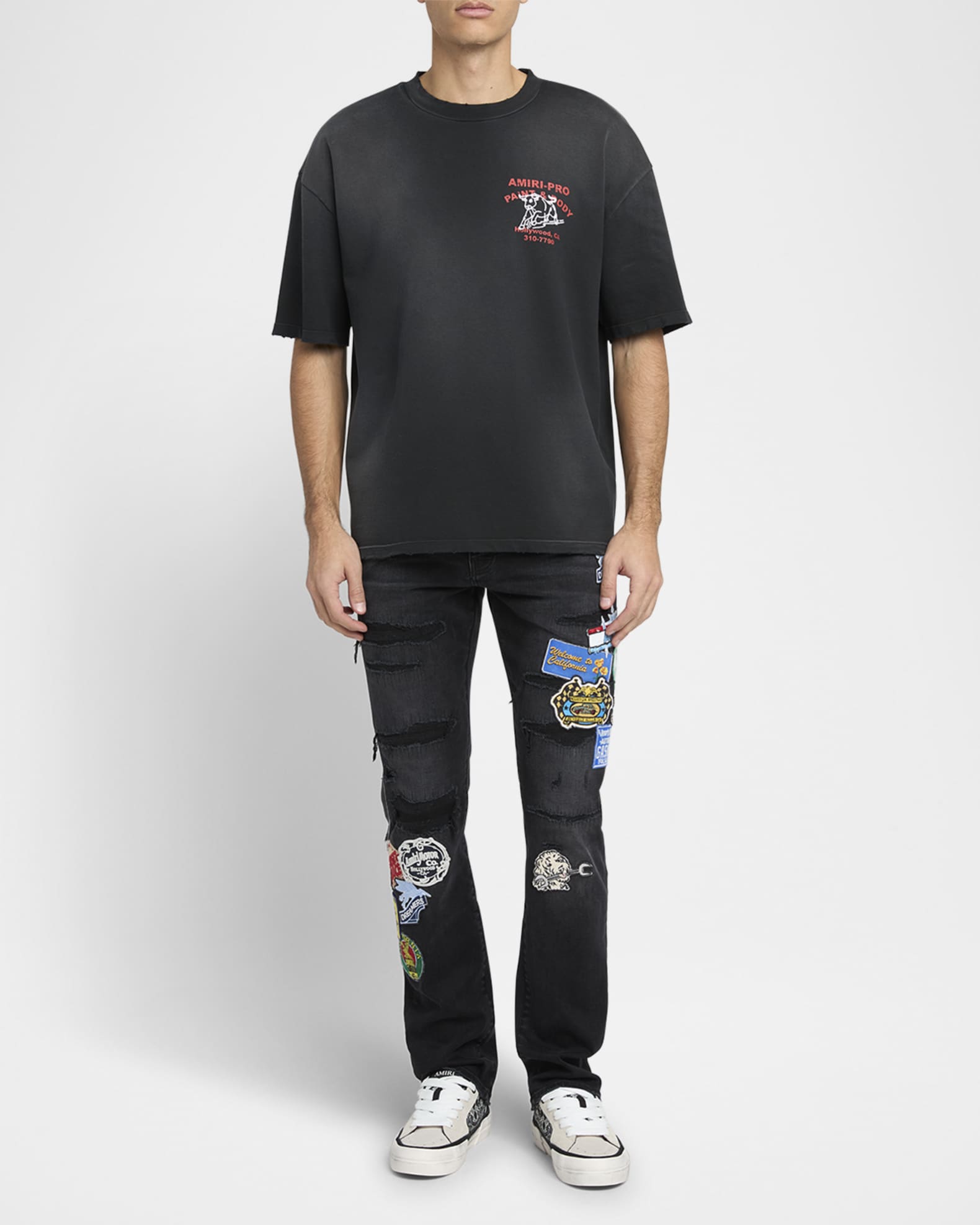 Men's Amiri Bull Oversized Fit T-Shirt 1