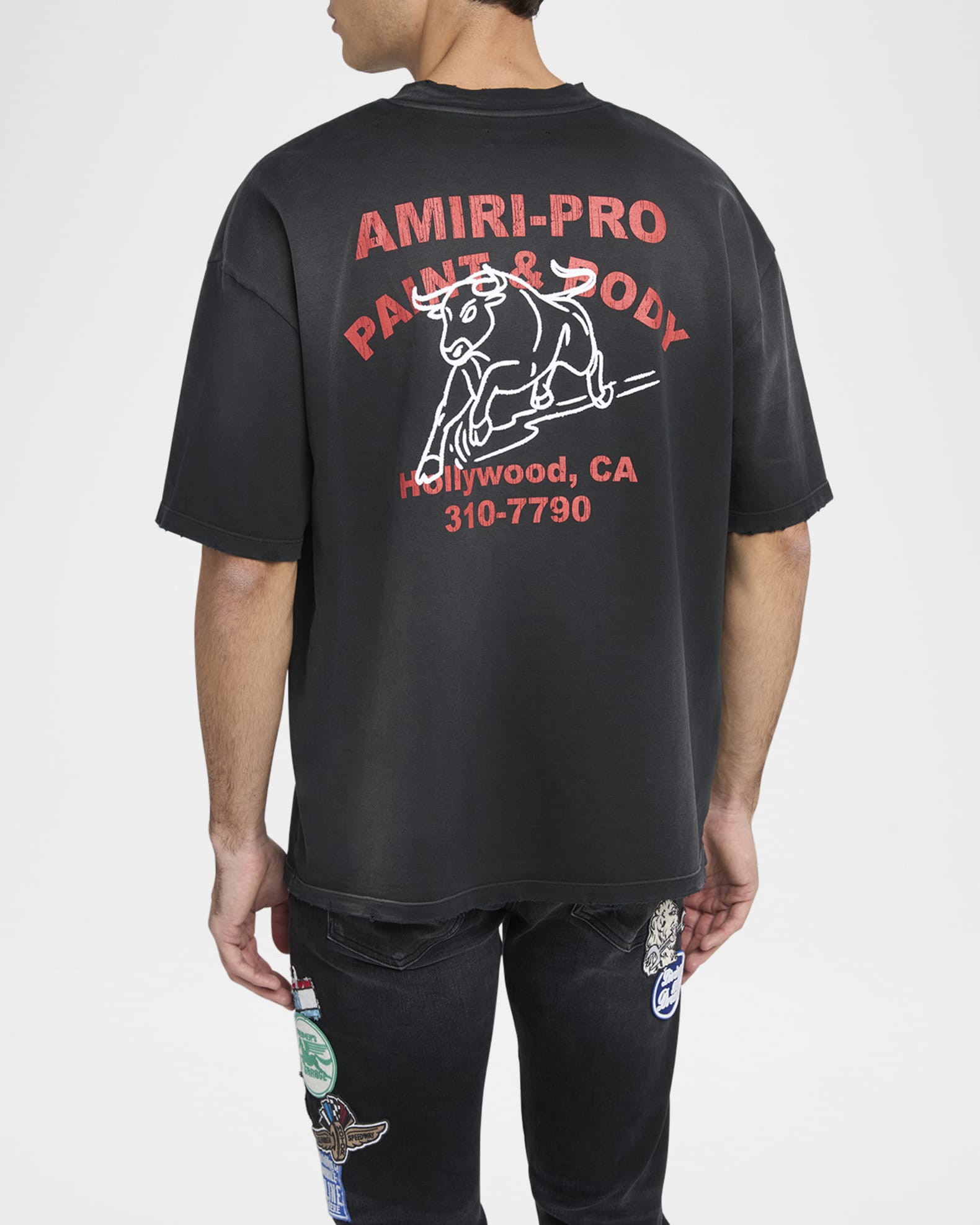 Amiri Men's Amiri Bull Oversized Fit T-Shirt | Neiman Marcus