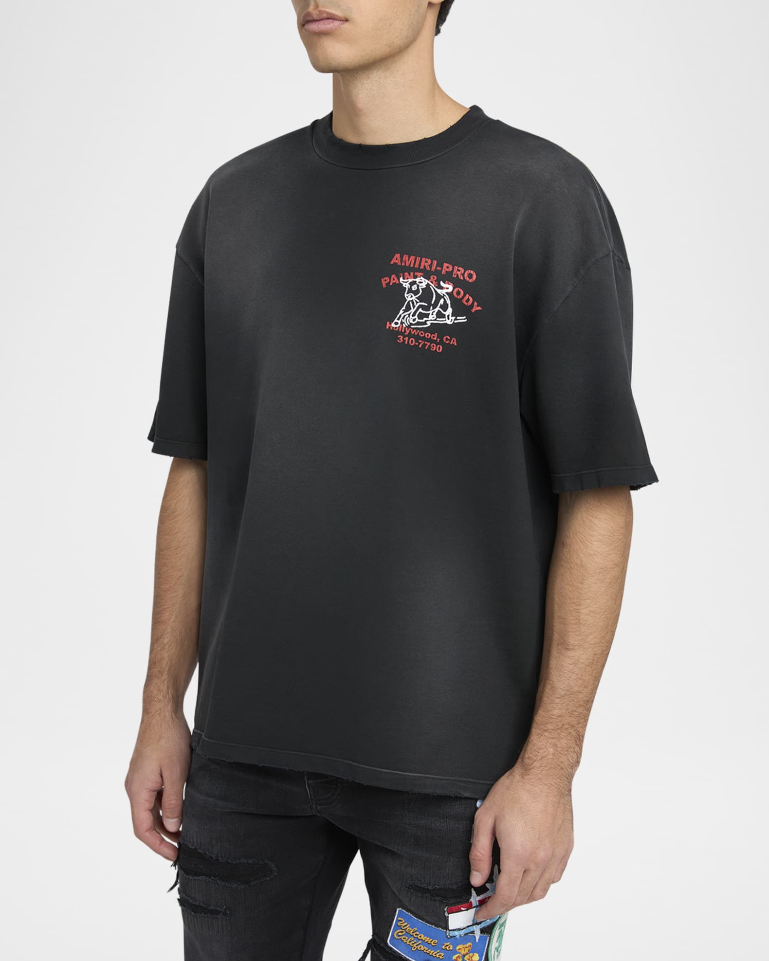 【AMIRI】T-shirt men Amiri Tシャツ Amiri T-shirt with a print | Men's Clothing | Vitkac
