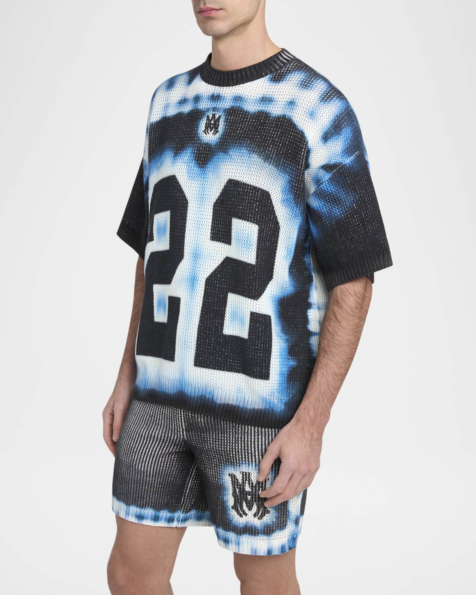 Amiri Men's 22 Tie-Dye Knit T-Shirt | Neiman Marcus