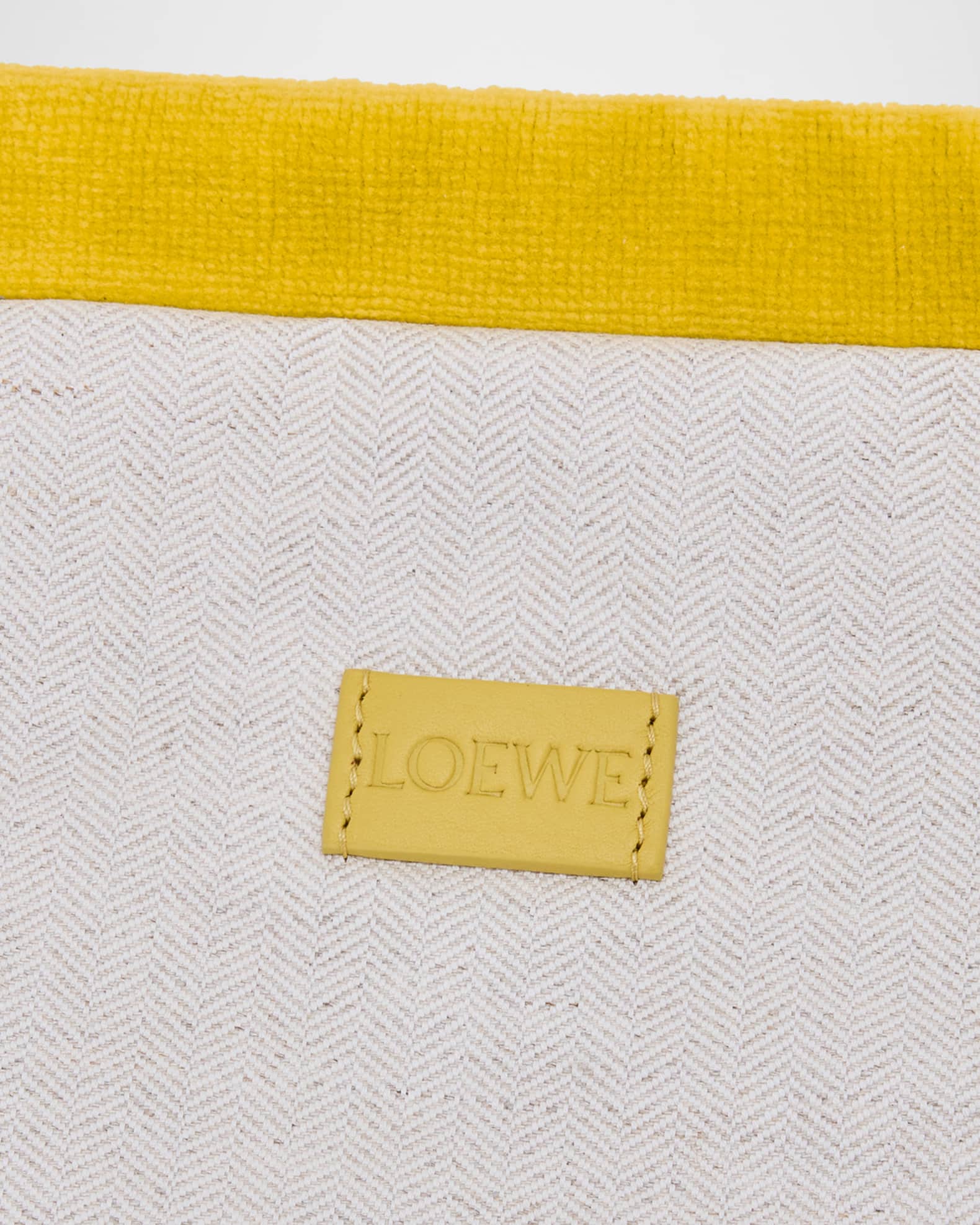 Loewe x Paula's Ibiza Medium Drawstring Pouch Bag in Terry Cloth