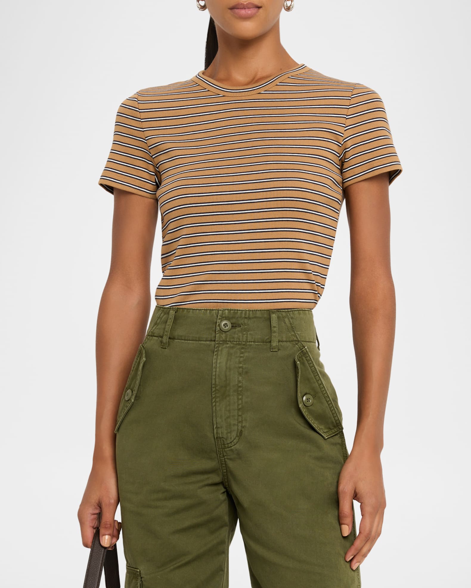 Pruitt Striped Short-Sleeve Tee