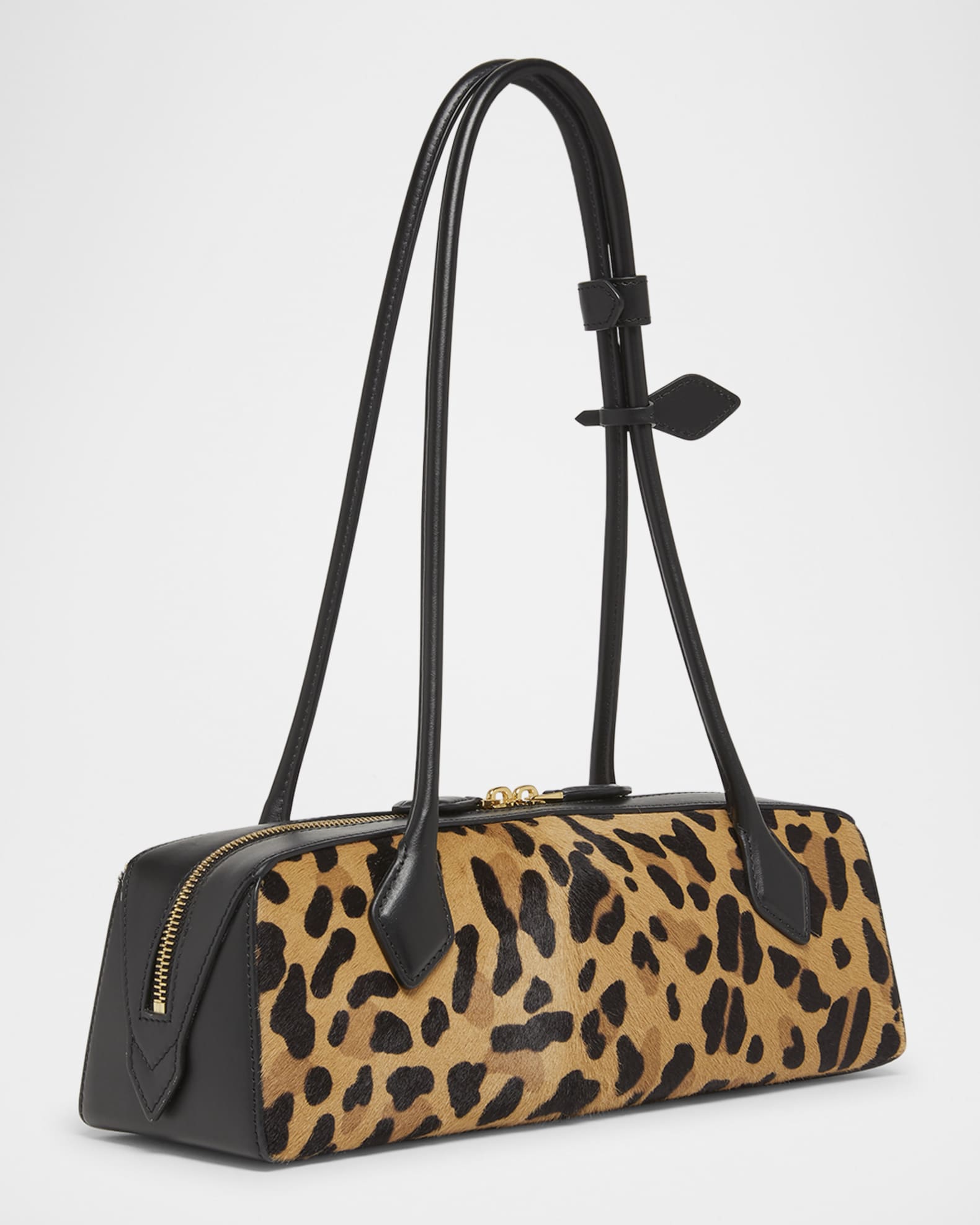 ショルダーバッグ・ポシェット ALAIA Teckel Medium Suede Shoulder Bag BRUN OR Le Teckel Medium suede shoulder bag in brown - Alaia | Mytheresa