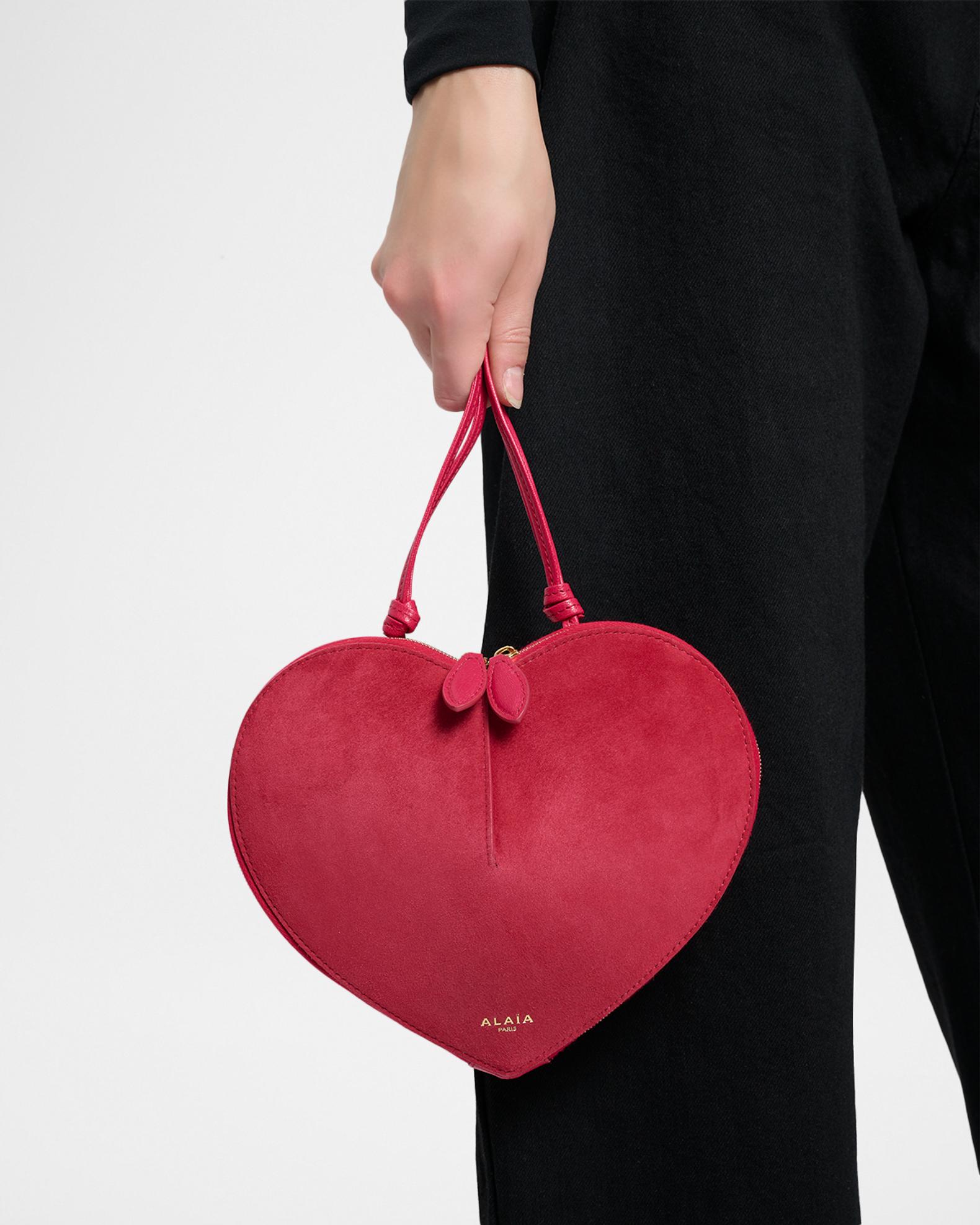 Le Coeur Crossbody Bag in Suede | Neiman Marcus