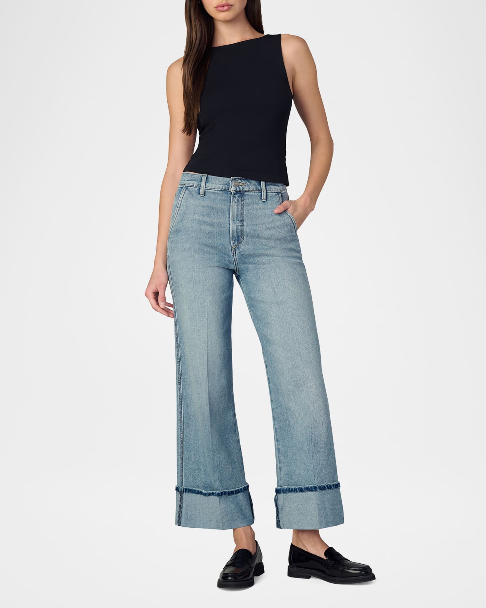 The Trixie Cuffed Trouser Jeans 1