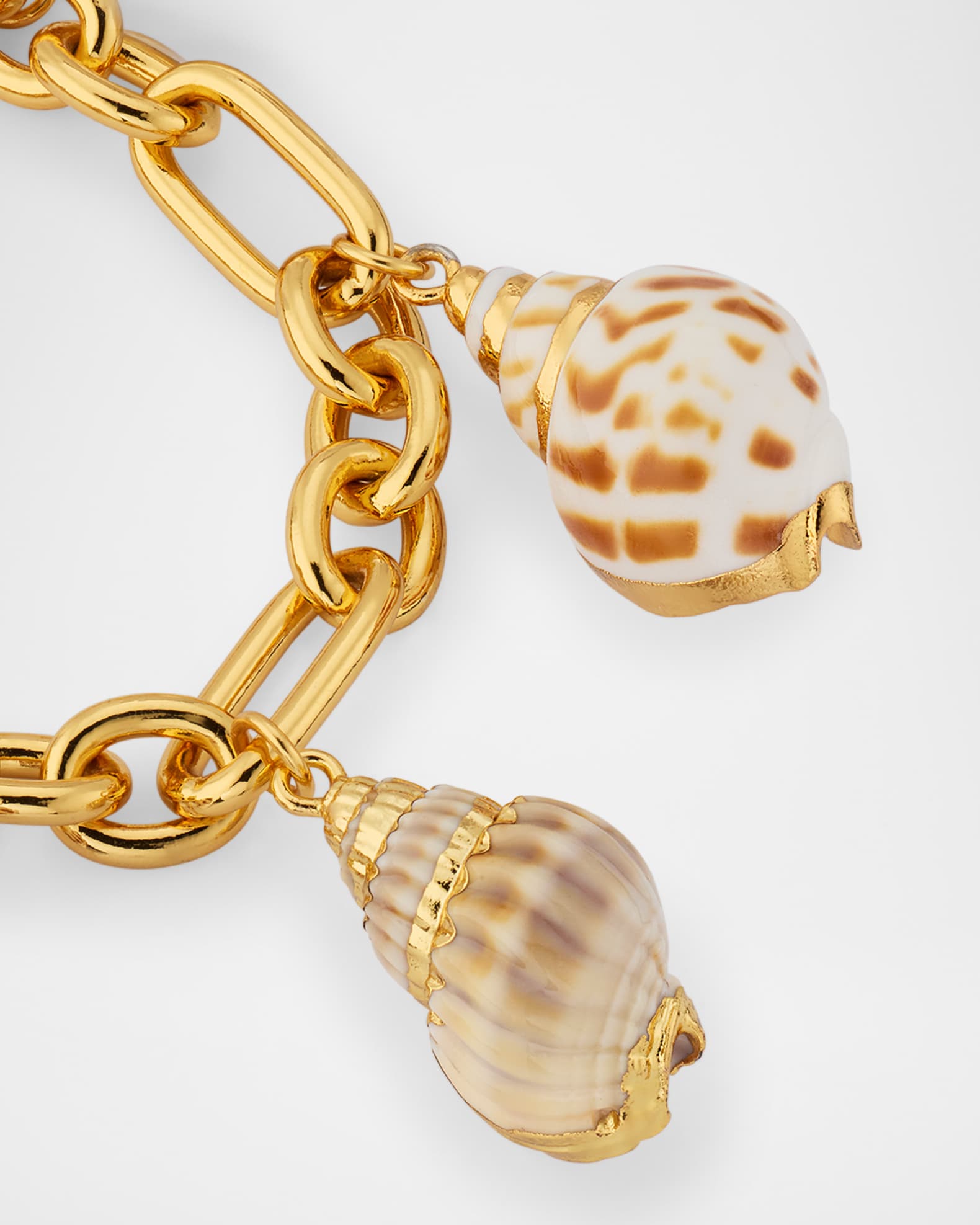 Kenneth Jay Lane Multi-Shell Charm Bracelet | Neiman Marcus