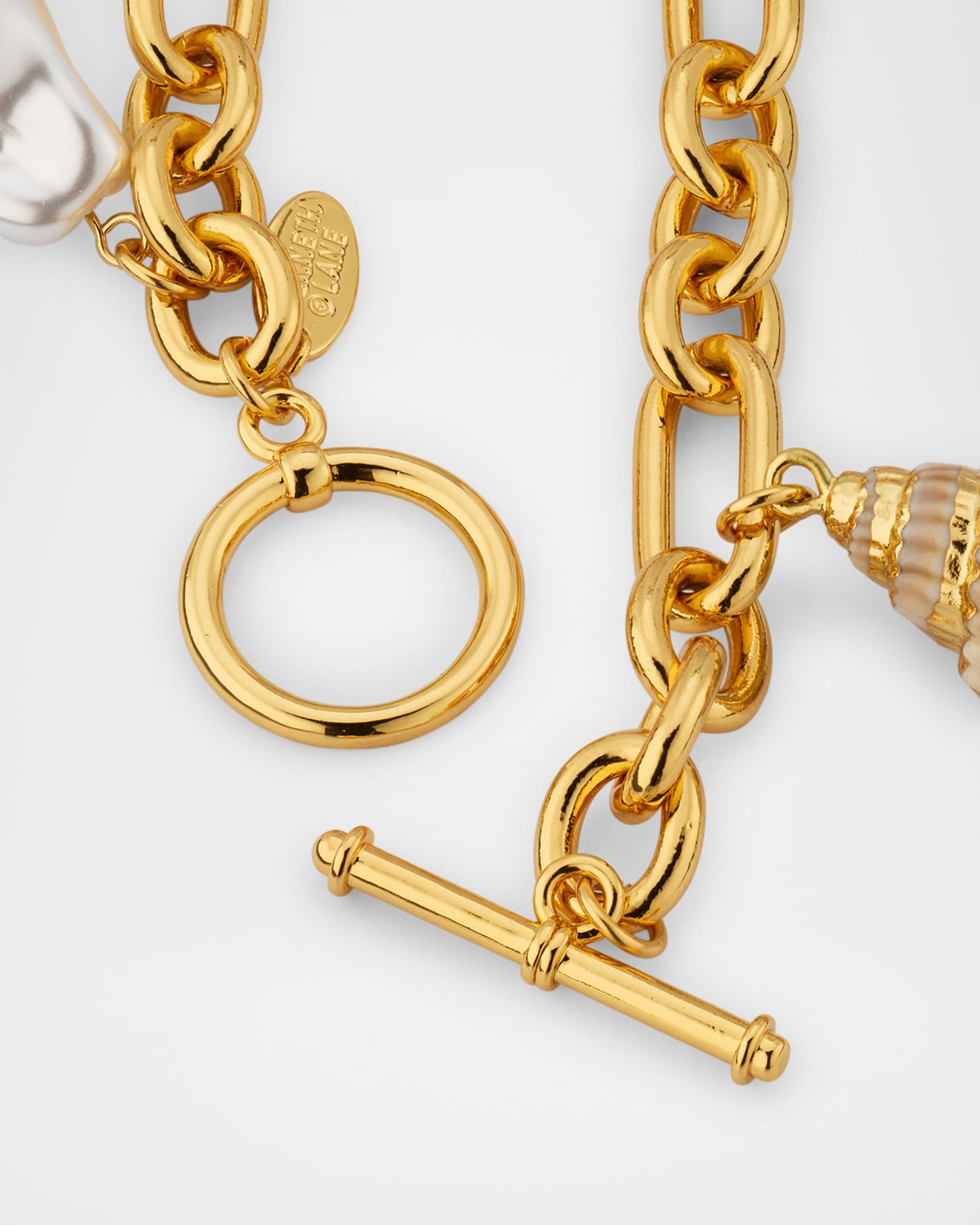 Kenneth Jay Lane Multi-Shell Charm Bracelet | Neiman Marcus