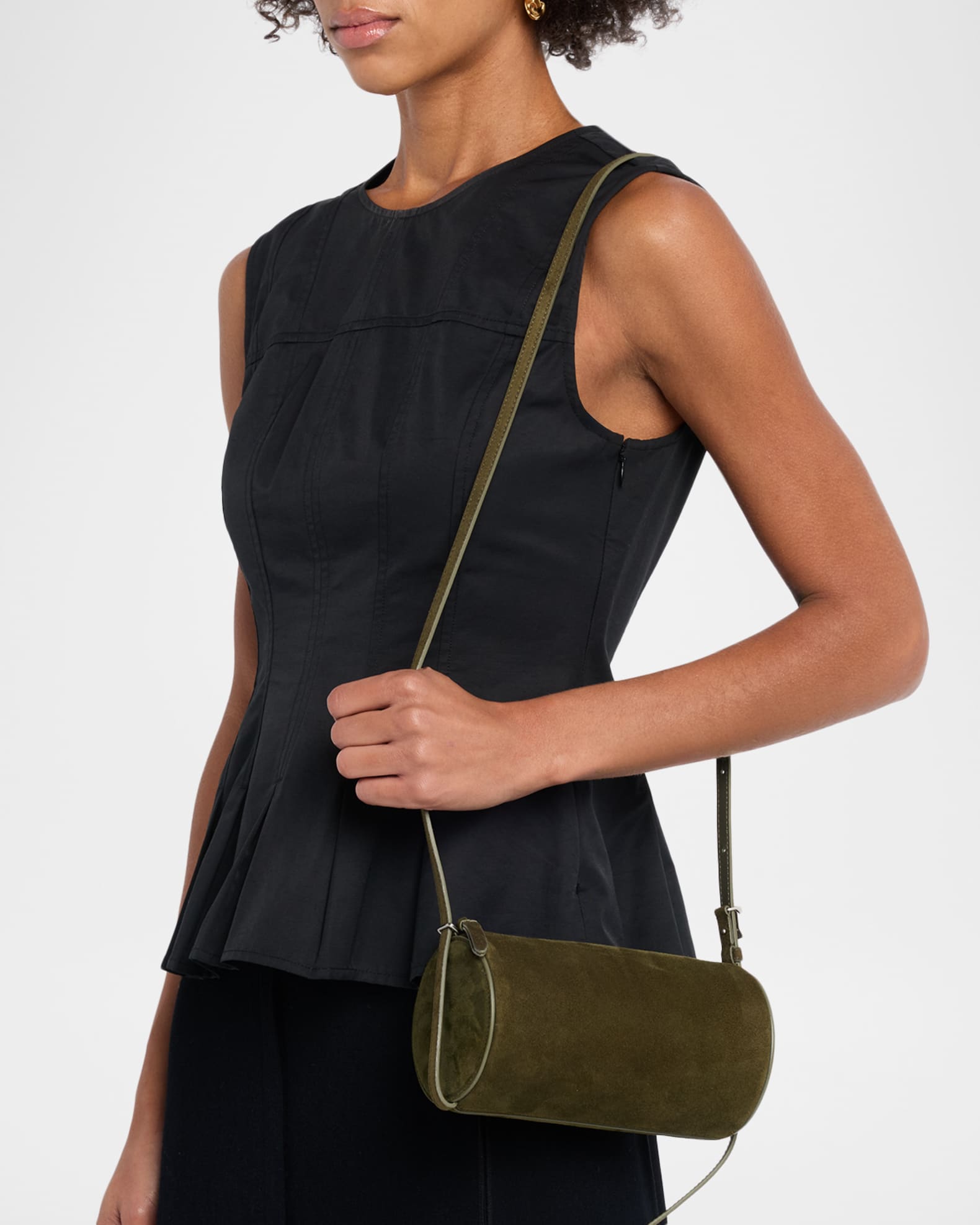 Proenza Schouler Medium Silo Suede Crossbody Bag | Neiman Marcus
