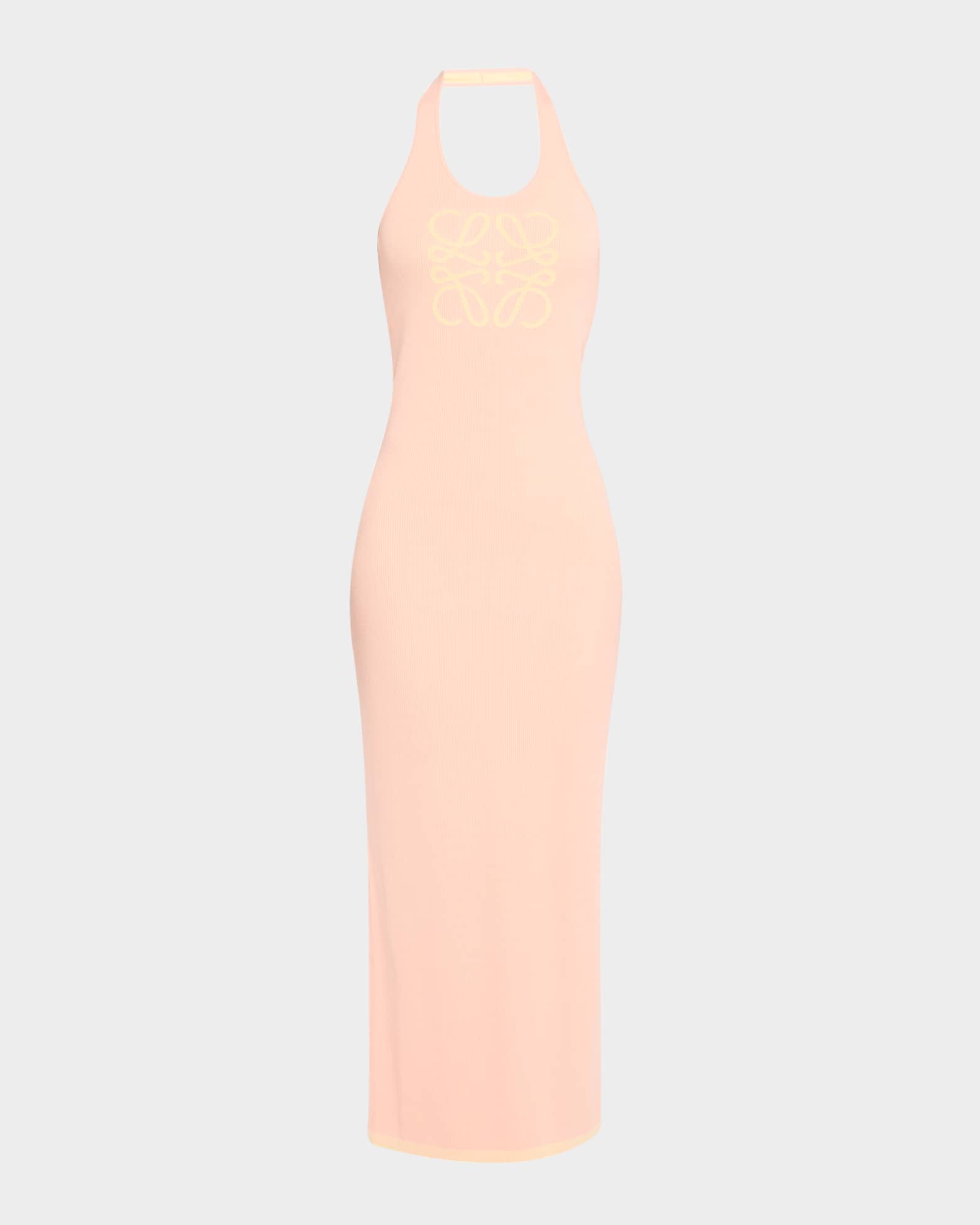 Anagram Rib Halter Maxi Dress 0