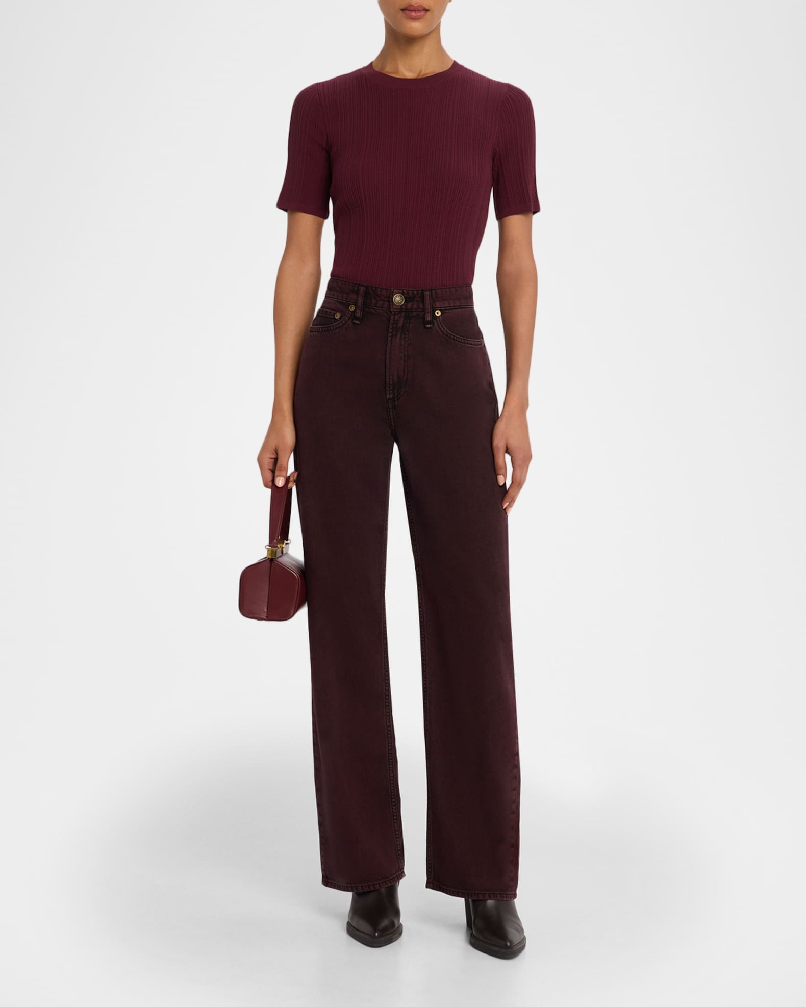 Camryn Pointelle Tee 1
