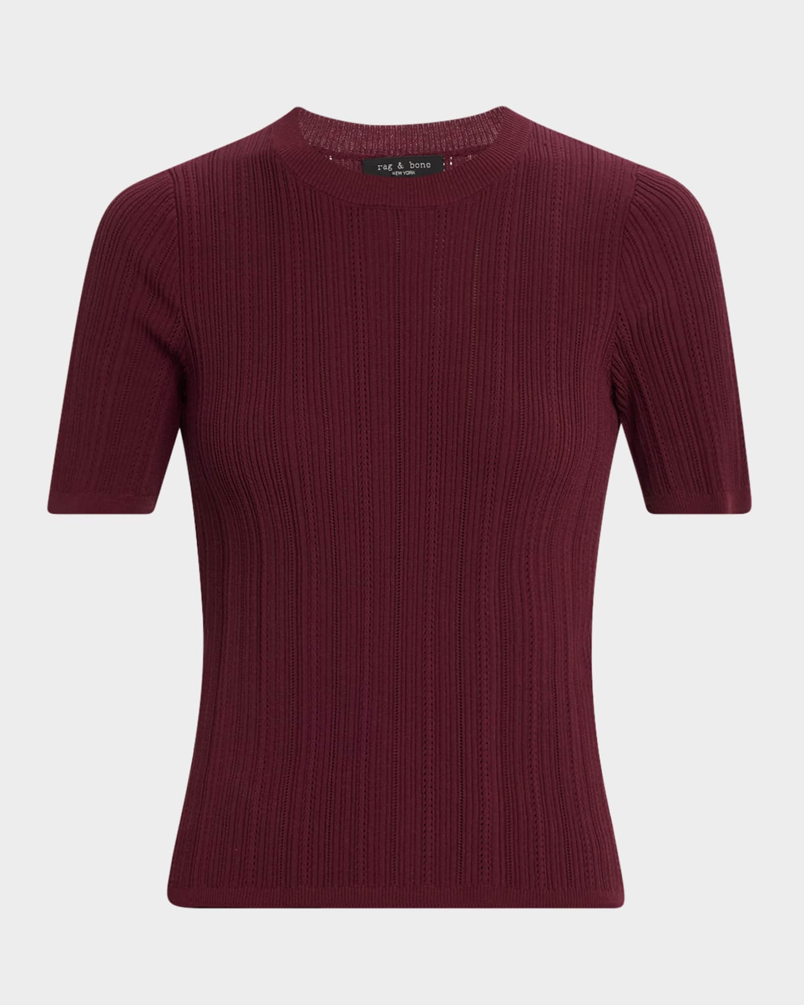 Camryn Pointelle Tee 0