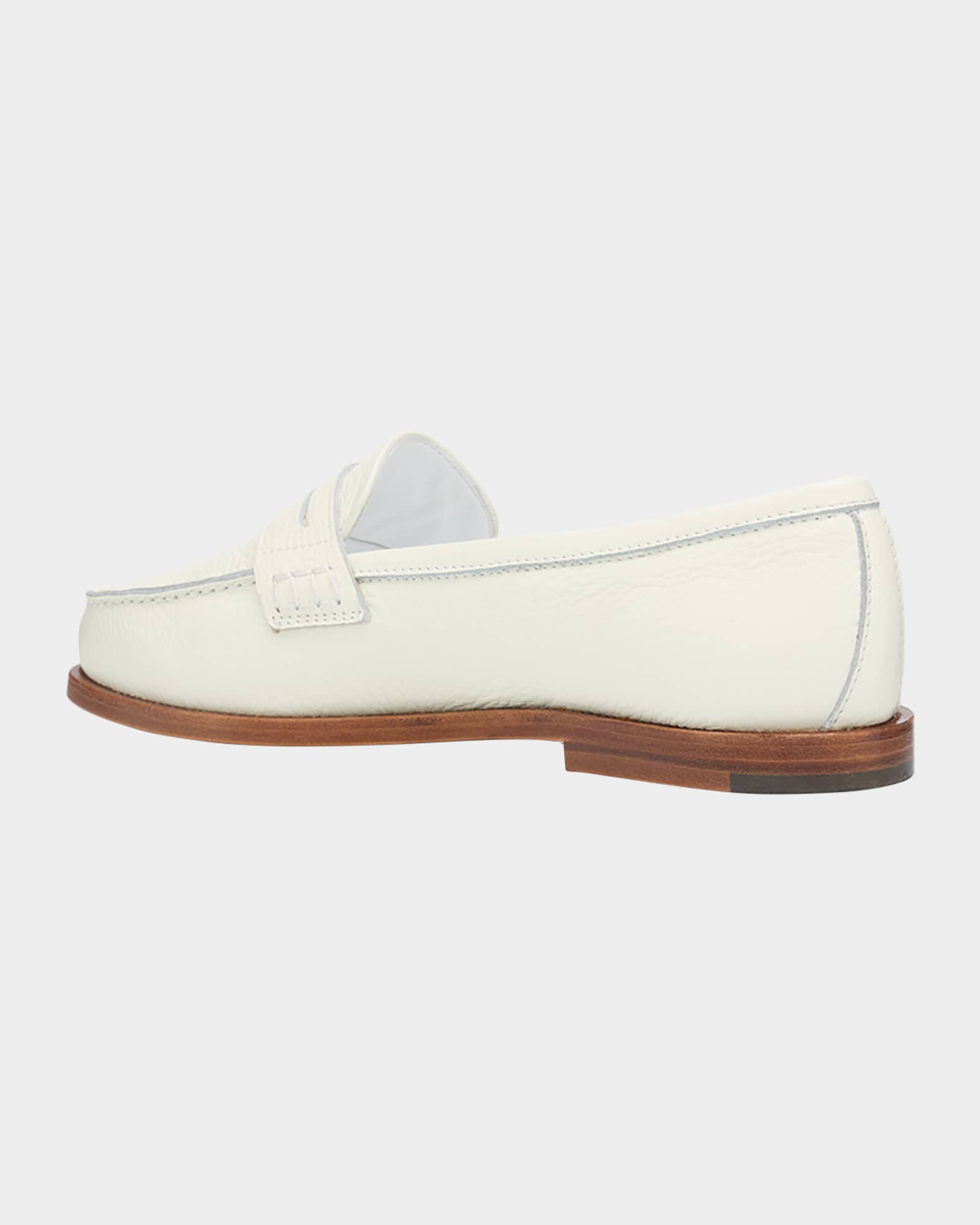 美品＊MANOLO BLAHNIK PERRITA カーフレザーペニーローファー PERRITA | White Calf Leather Penny Loafers | Manolo Blahnik