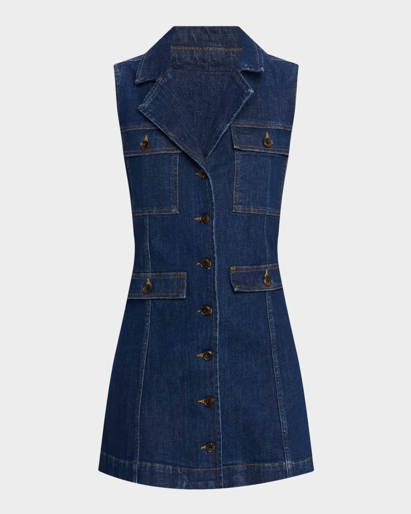 Andria Denim Shirtdress 0
