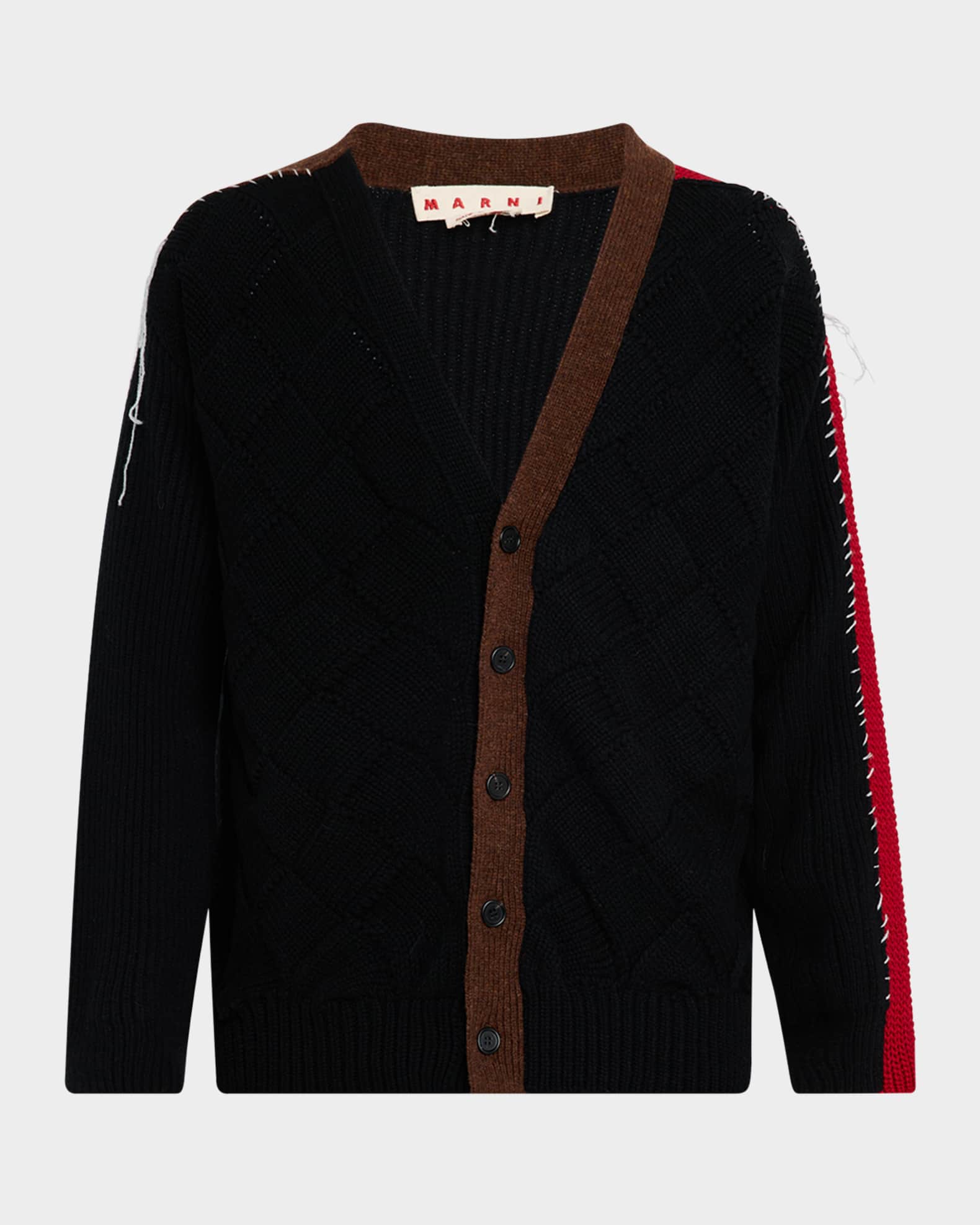 Men's Wool Mix Knit Cardigan 0