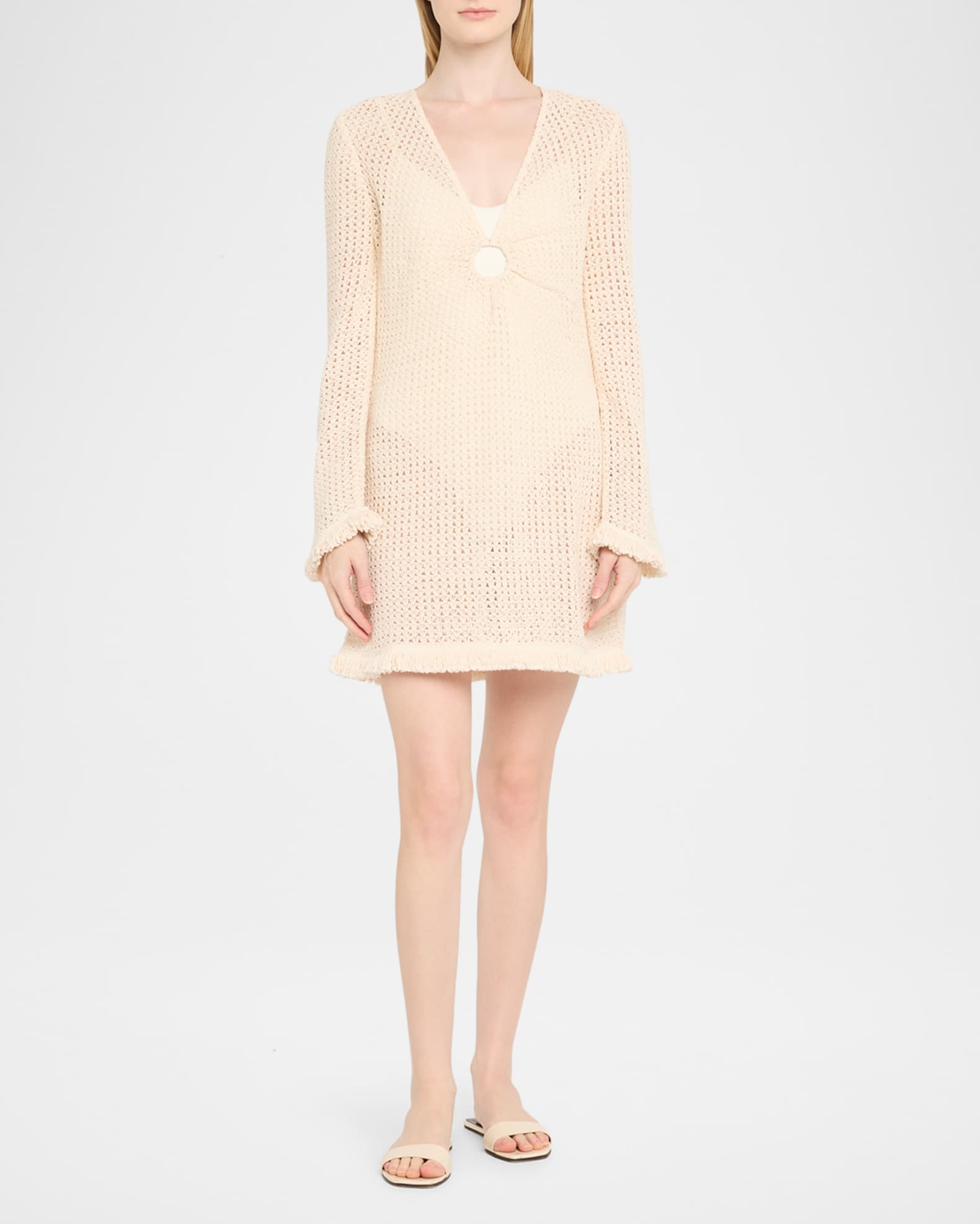 Cassie Crochet Sun Dress Coverup - Thumbnail 2