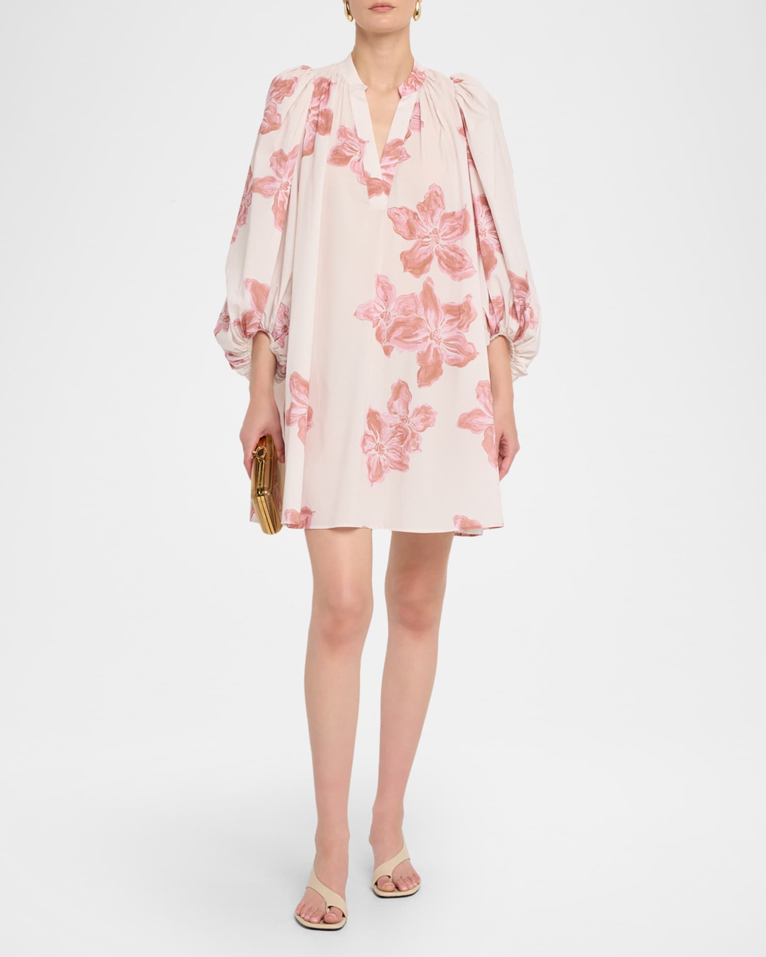 Vanessa Floral-Print Mini Shift Dress 1