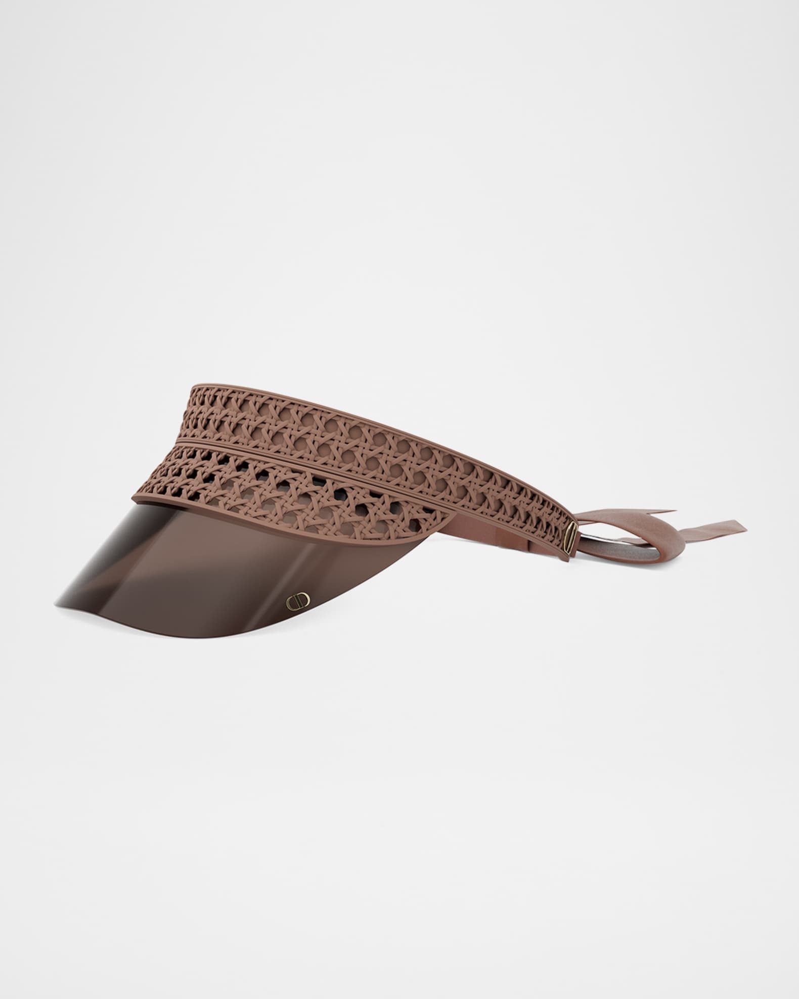 DIOR ヴェリーディオール V1U ボウディテール バイザー DIOR VeryDior Cannage Visor | Neiman Marcus
