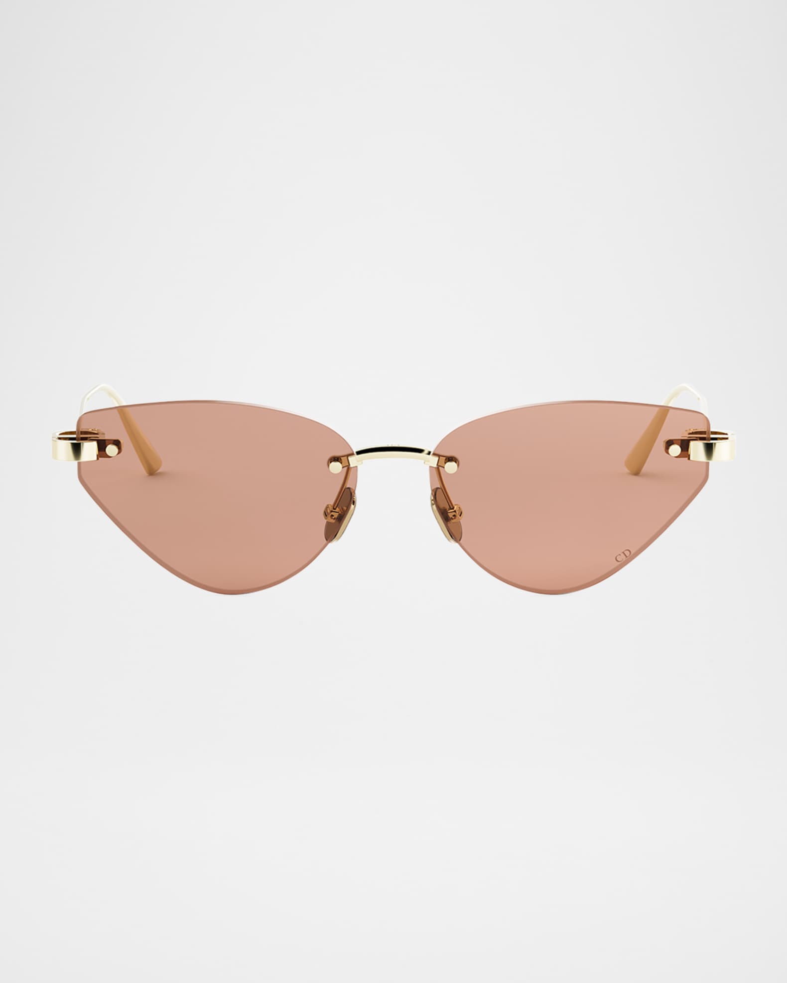 CDior B5U Cat-Eye Metal Sunglasses 0