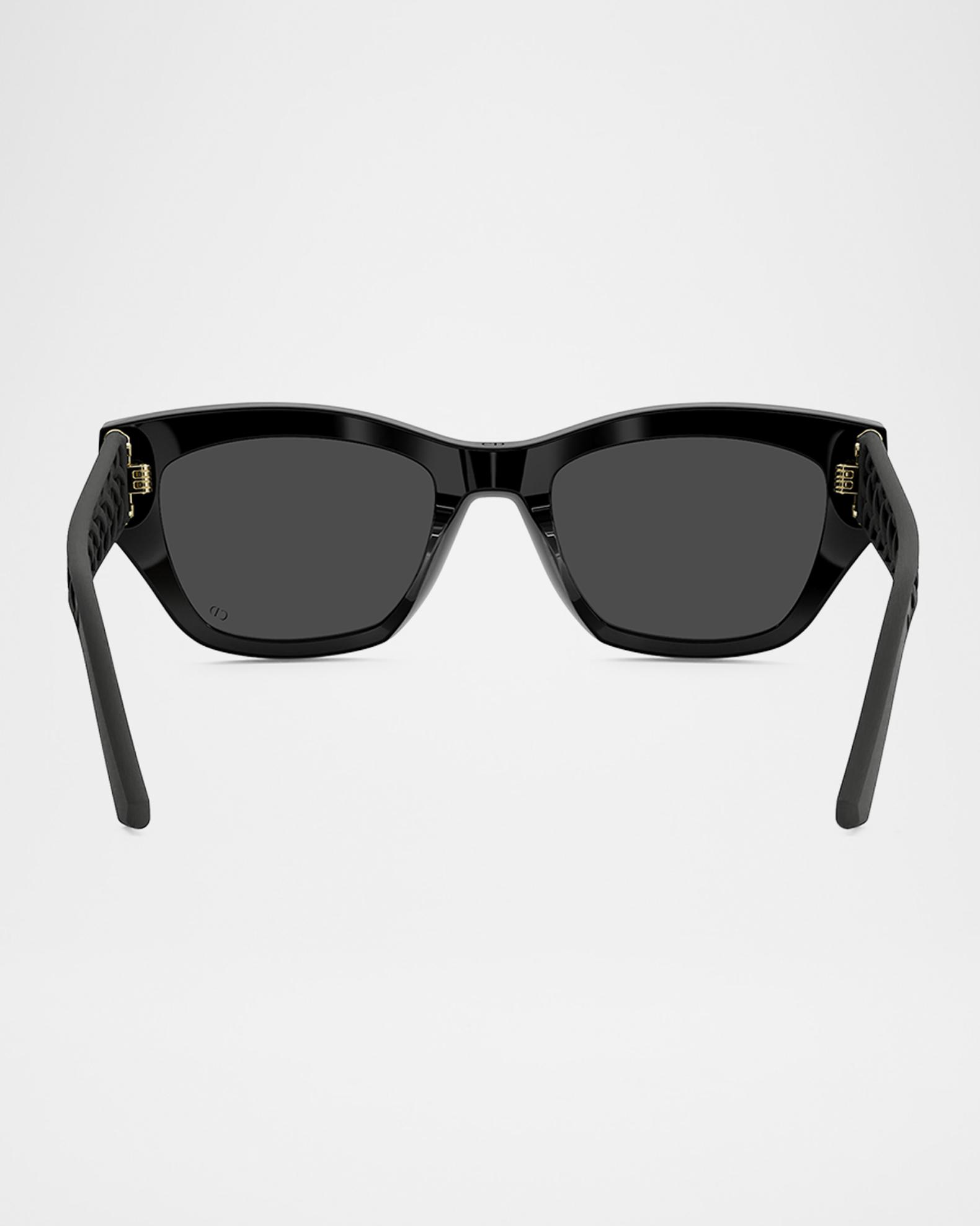 New! Dior Elegant Black Sunglasses, VeryDior S2I 10A0, Authentic Dior VeryDior S2I 53MM Butterfly Sunglasses | Saks Fifth Avenue main image 3