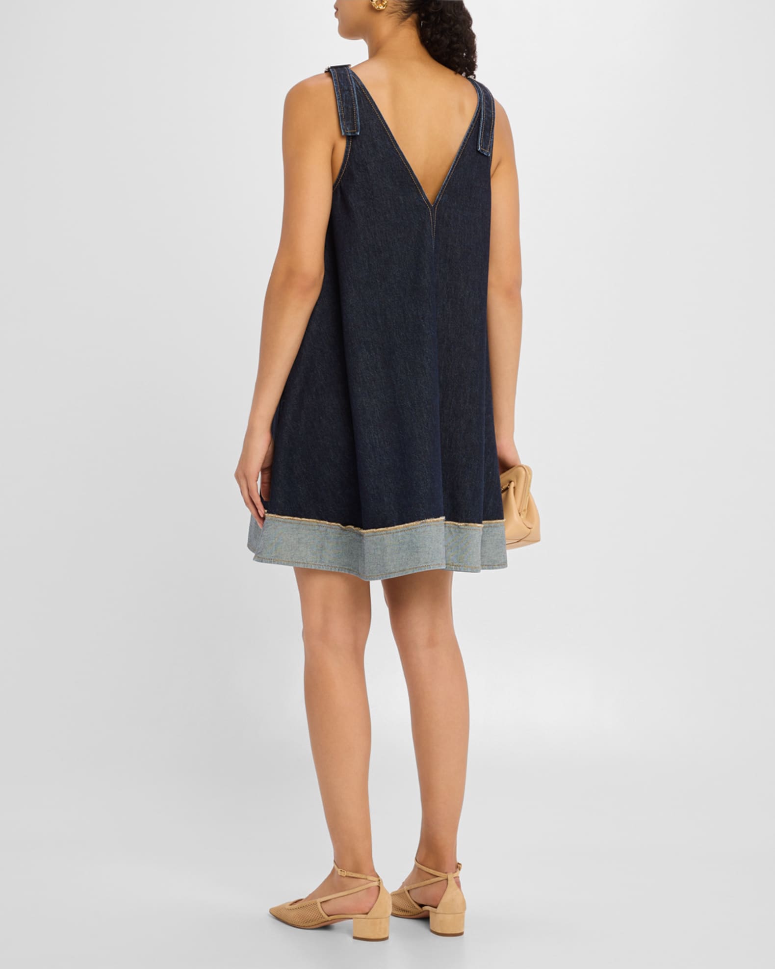 3.1 phillip lim blue dress 3.1 Phillip Lim // Pleated Belted Dress – VSP Consignment main image 0