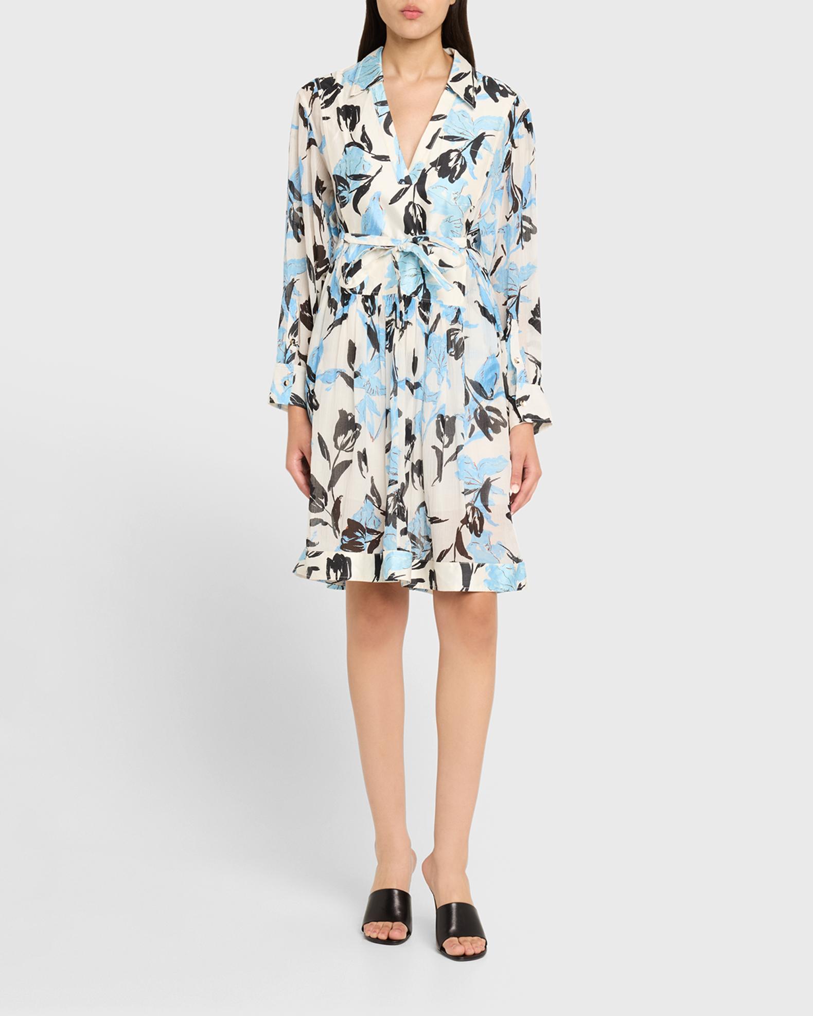 phillip lim shirt dress Joyful Tulip Shirt Dress - Ivory Multi