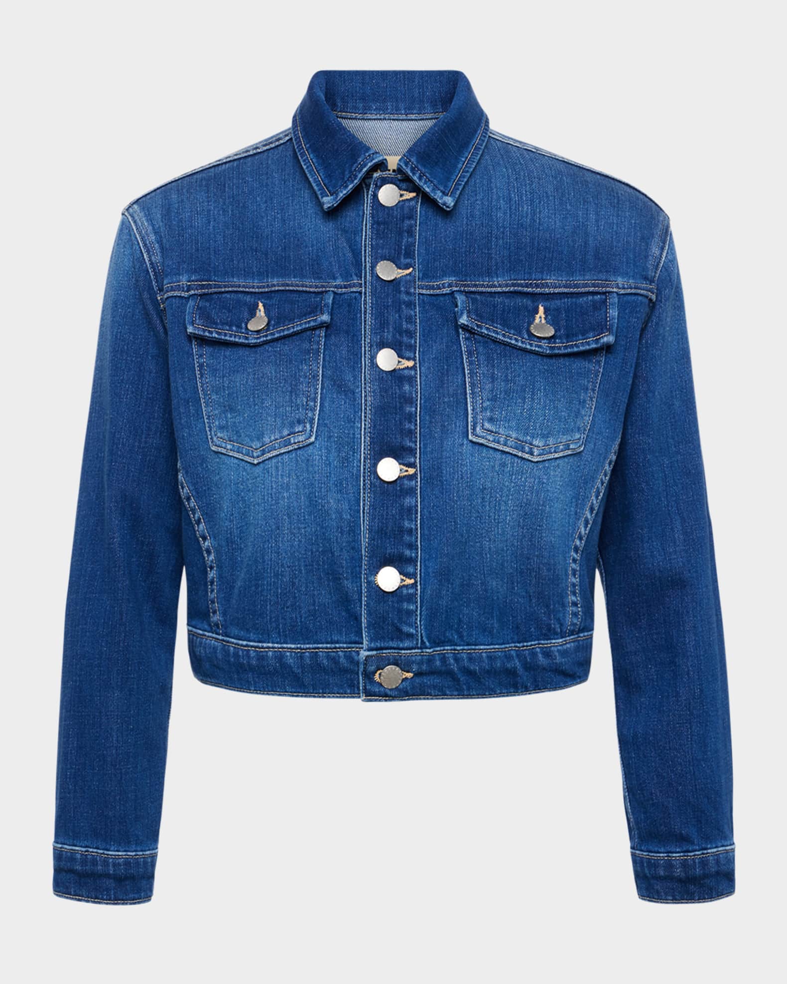ジャケット・アウター Deuxieme Classe Cropped Denim Jacket The Next Level Cropped Denim Jacket | Windsor