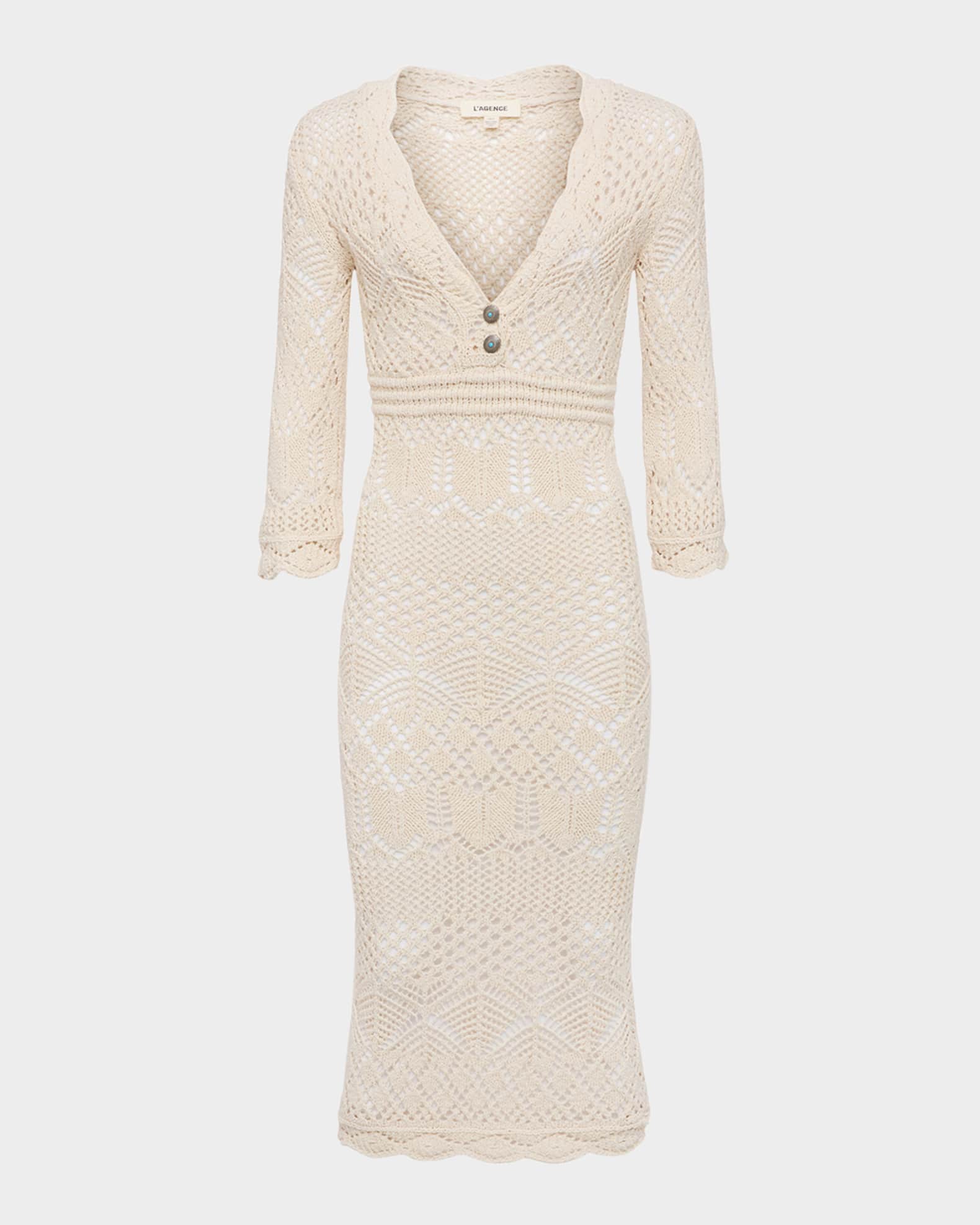Doive Pointelle Midi Dress 0