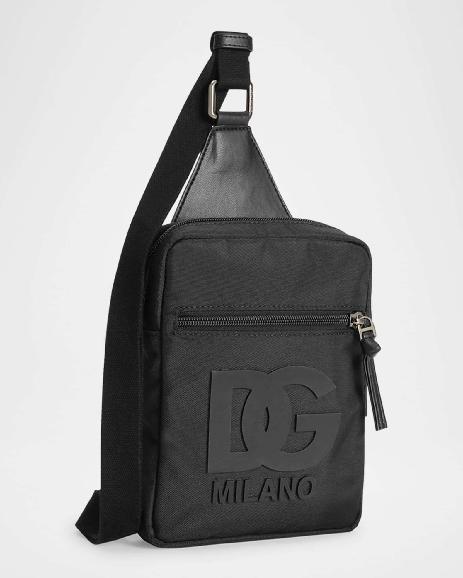 Girl's DG Patch Nylon Crossbody Bag 1