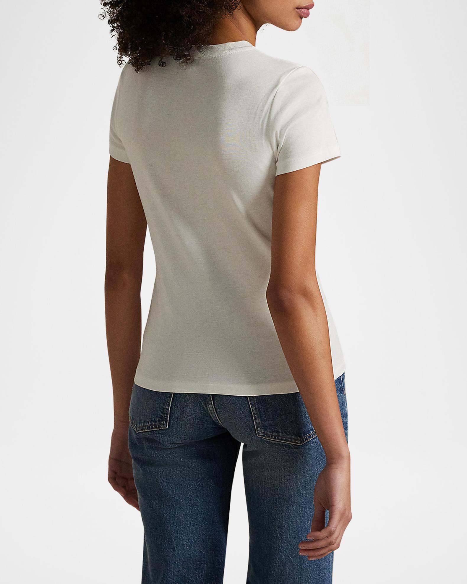 Polo Ralph Lauren Slim Fit Ribbed Cotton Tee | Neiman Marcus