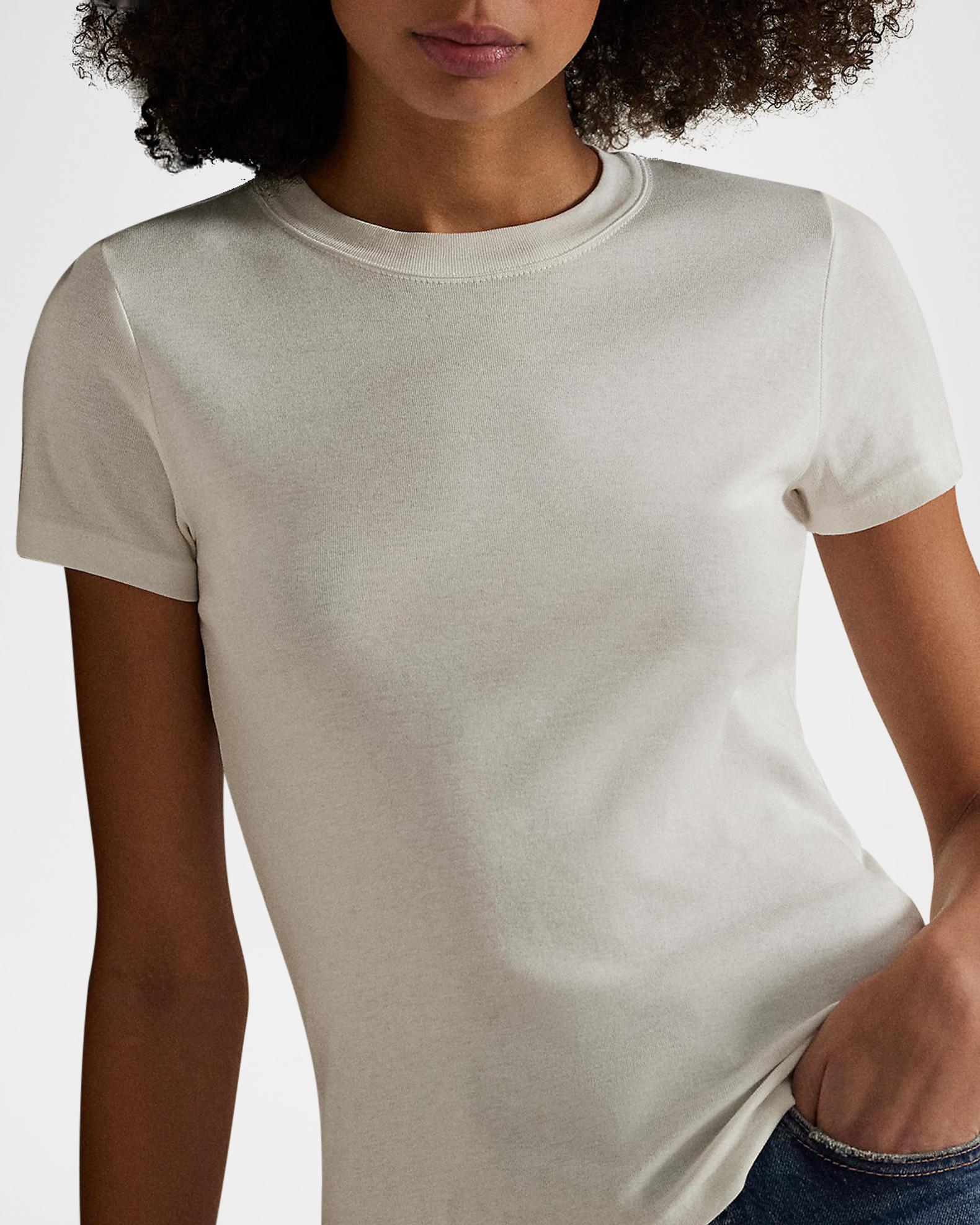 Polo Ralph Lauren Slim Fit Ribbed Cotton Tee | Neiman Marcus