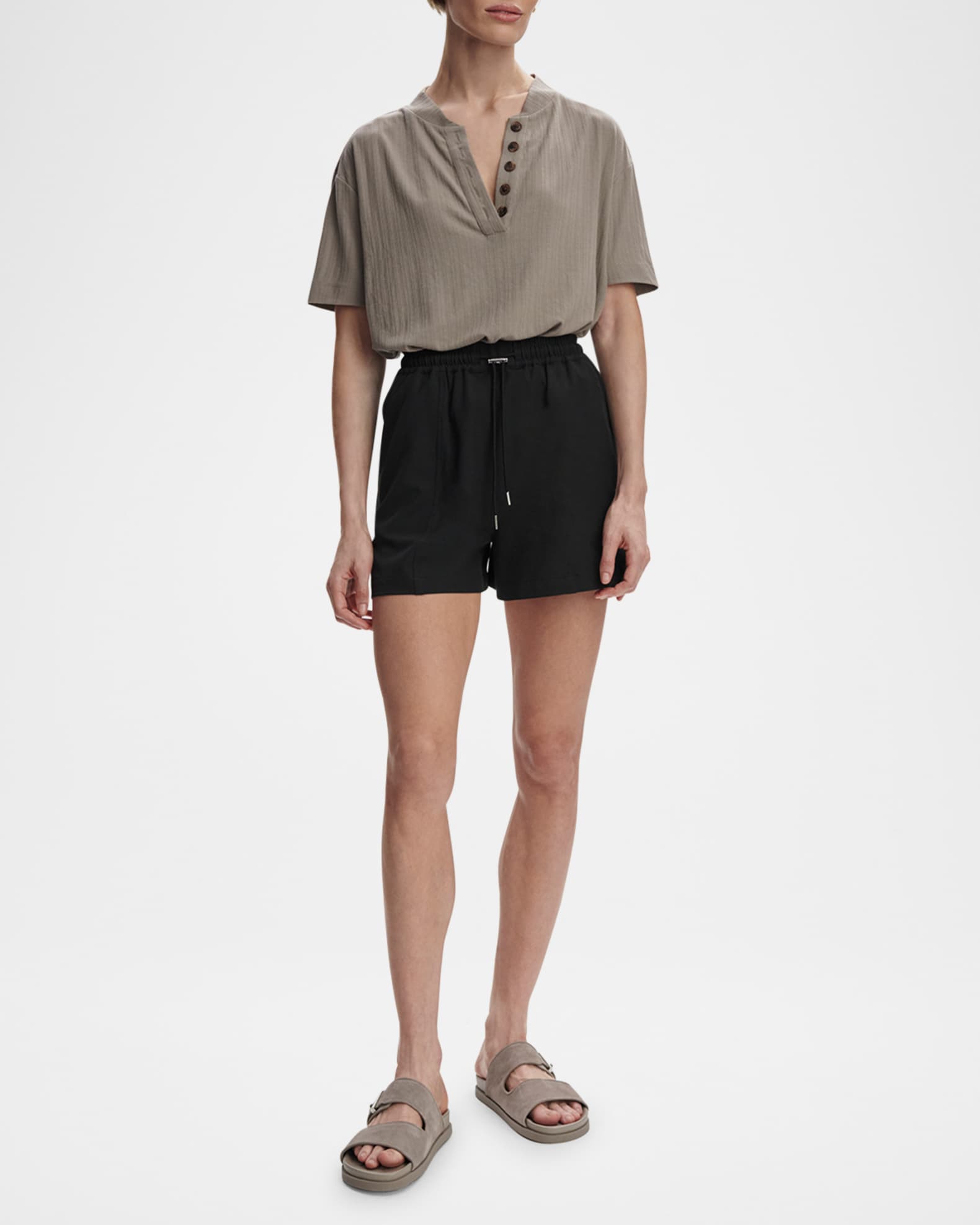 Esmond Mid-Rise Shorts 1