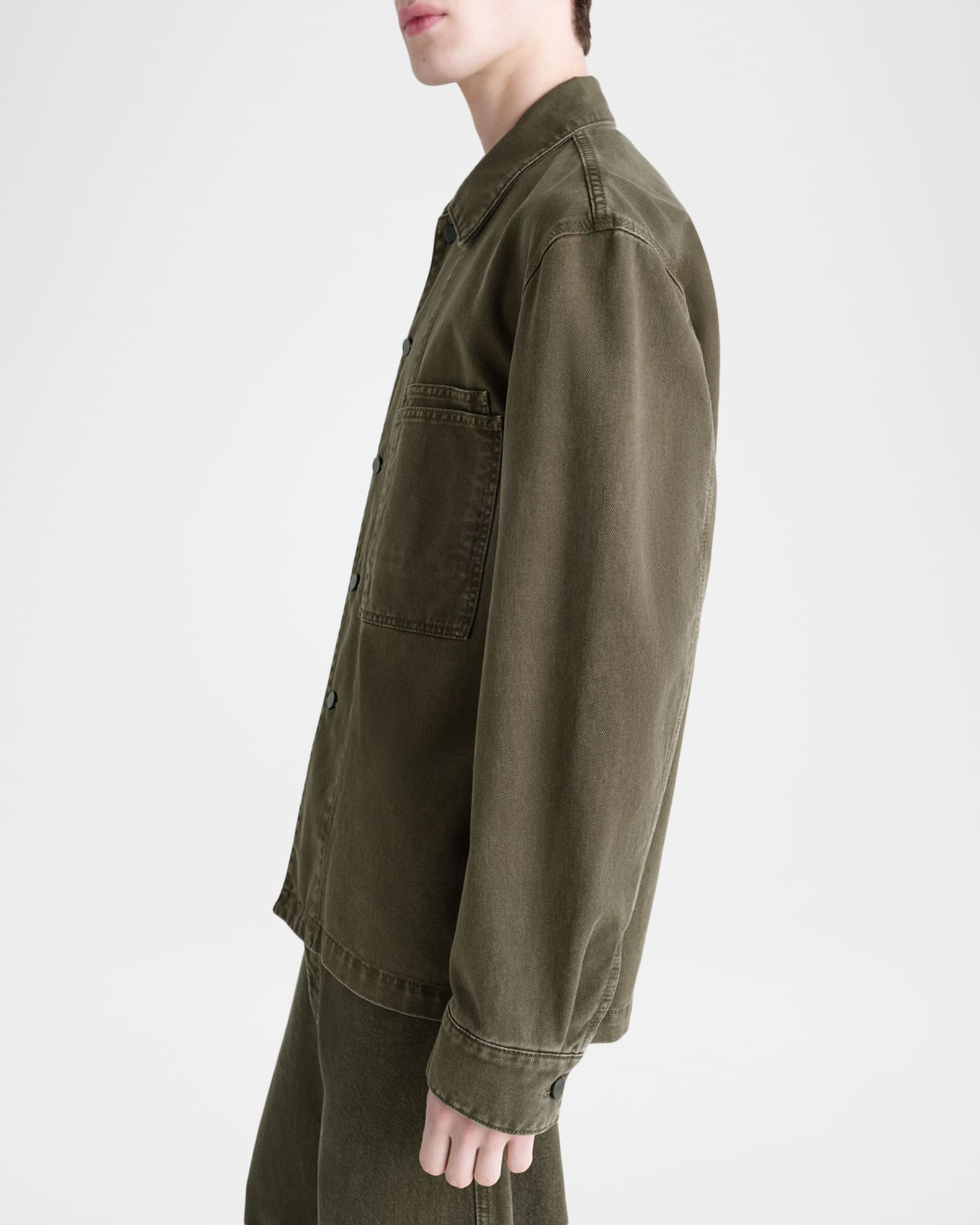 パンチパーマ LEMAIRE UTILITY OVERSHIRT LEMAIRE Men's Denim Utility