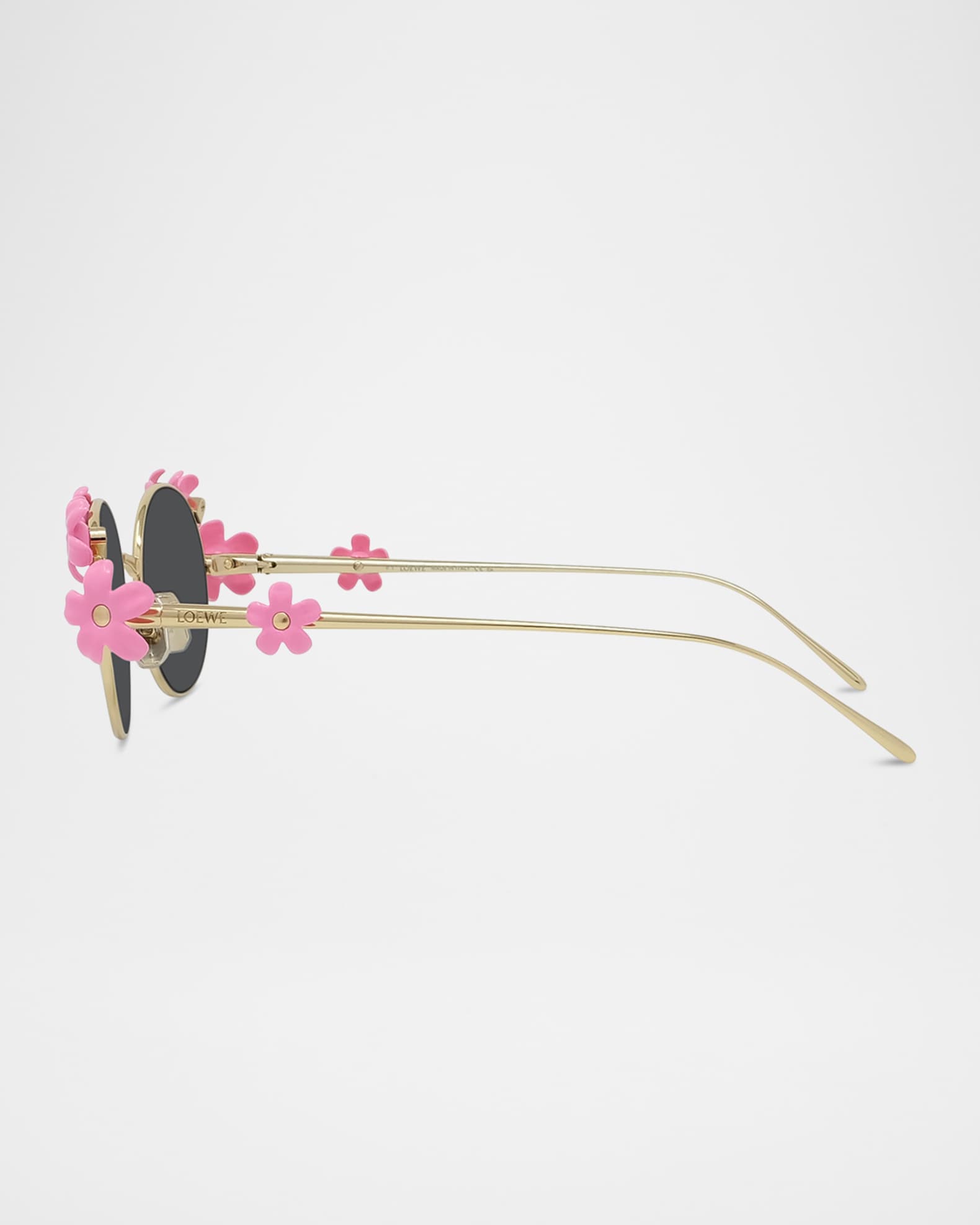 Loewe Signature Floral Metal Sunglasses | Neiman Marcus