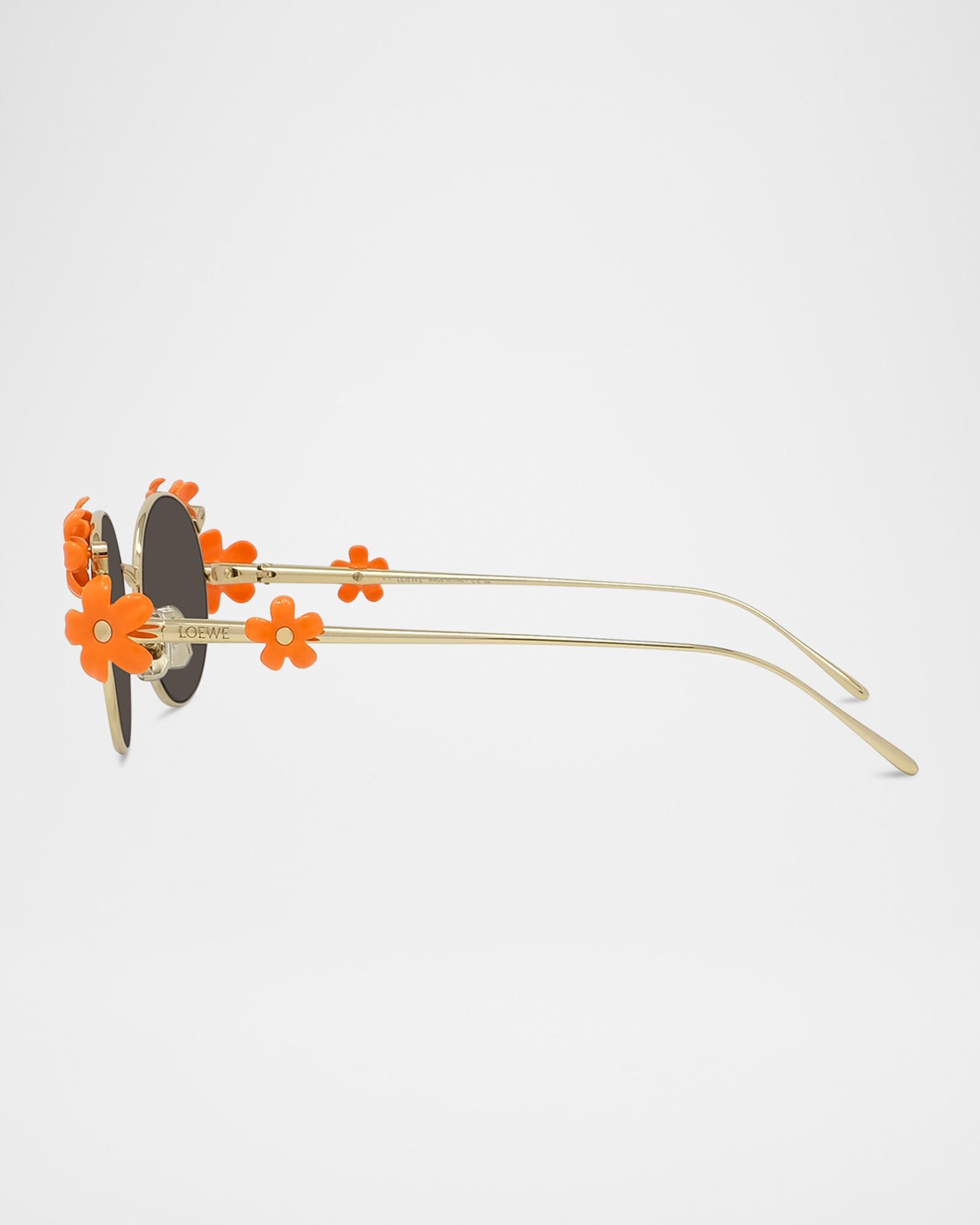 NEW Loewe Orange Flower Sunglasses 100% Authentic loewe stuns with recently released dramatic sunglasses for  main image 2