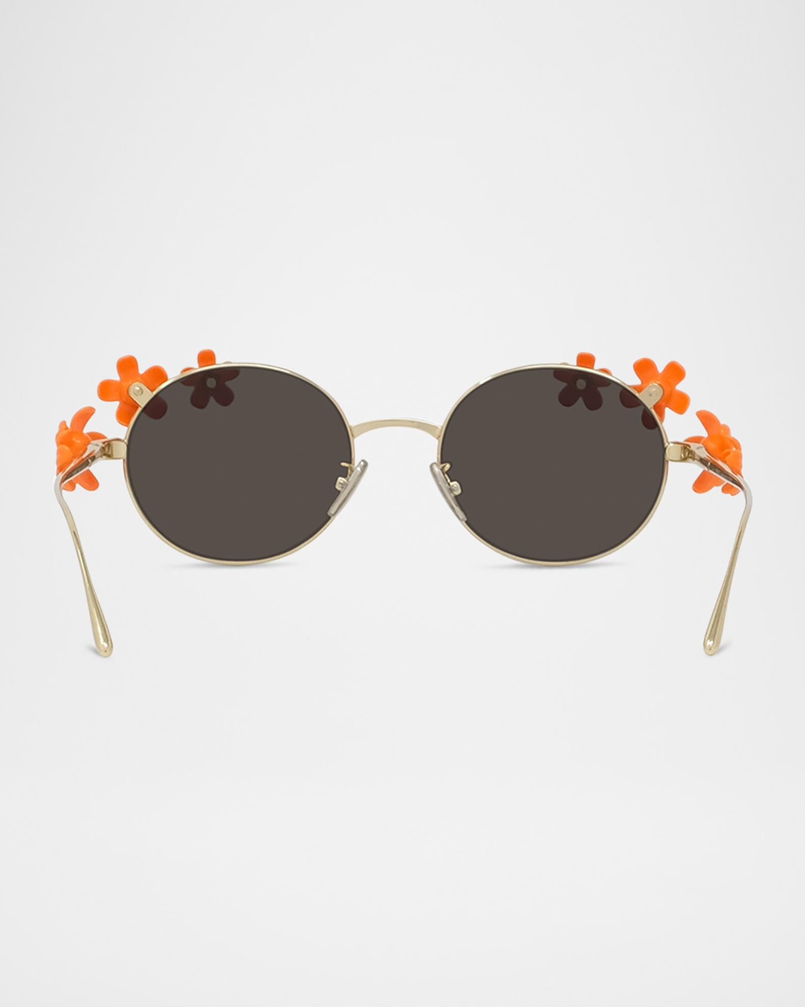 Signature Floral Metal Sunglasses | Neiman Marcus display picture 2