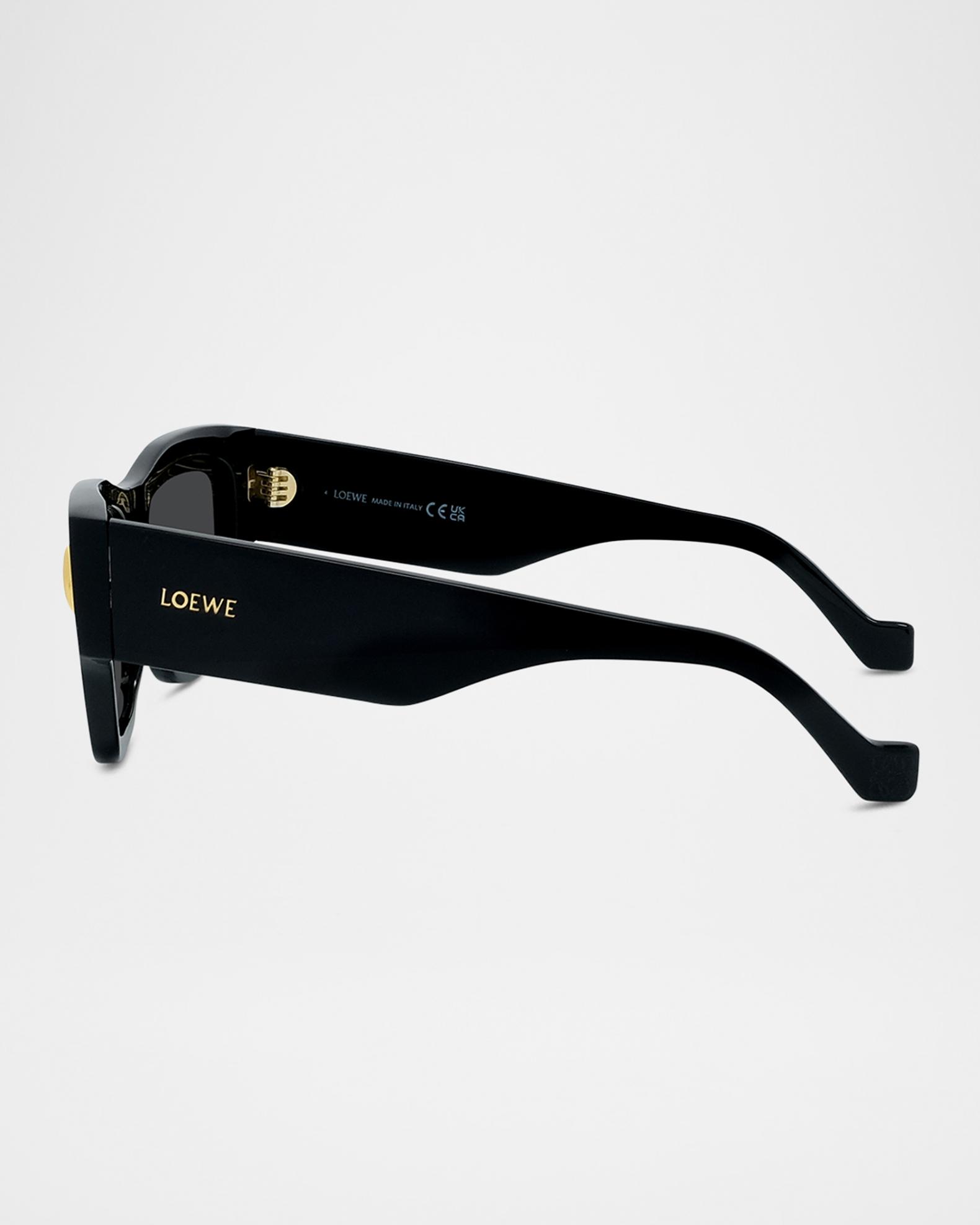 Loewe Black Sunglasses EUC Sunglasses Loewe Anagram LW40129U 01B 50-22 Black | Visiofactory main image 2