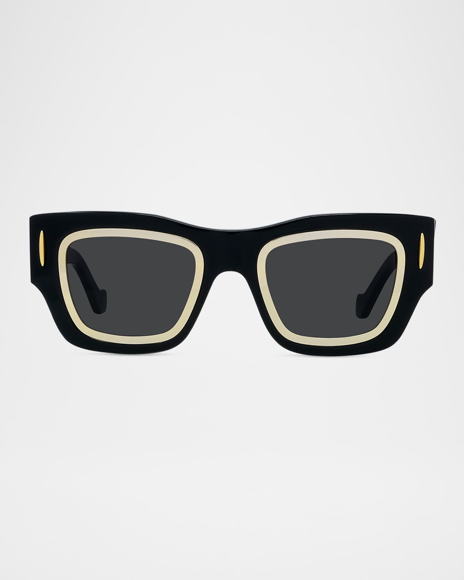 Men's Signature Acetate Rectangle Sunglasses 0