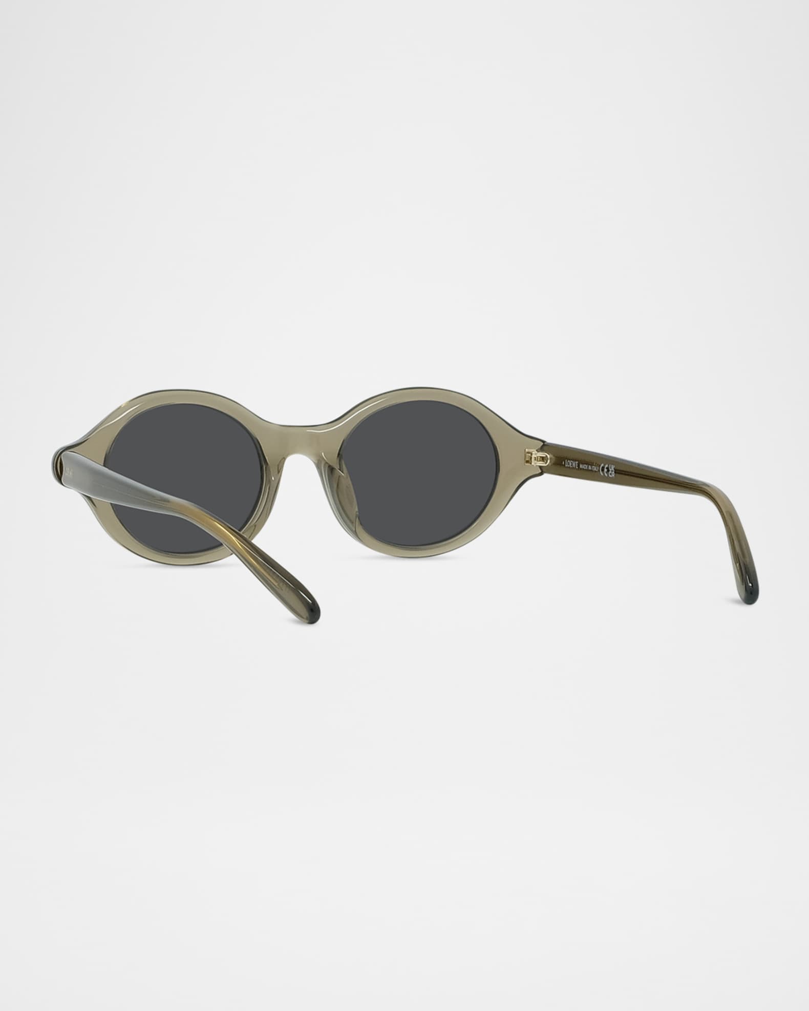 Men's Slim Acetate Round Sunglasses 1