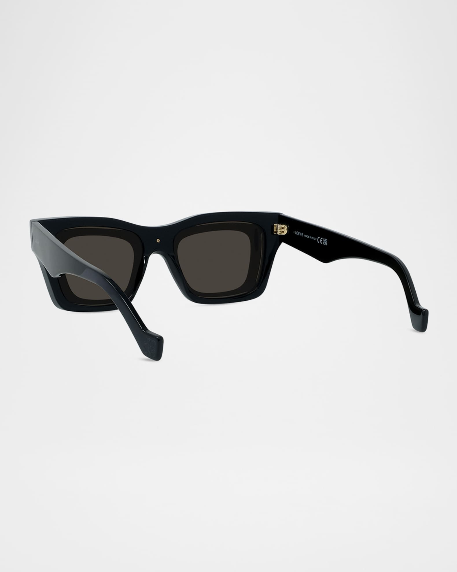 Men's Signature Layered Acetate Rectangle Sunglasses 1