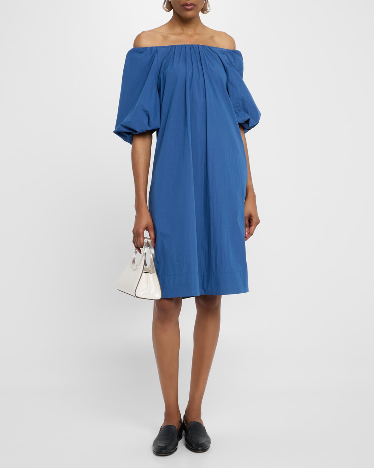 Ruched Off-Shoulder Dress 1