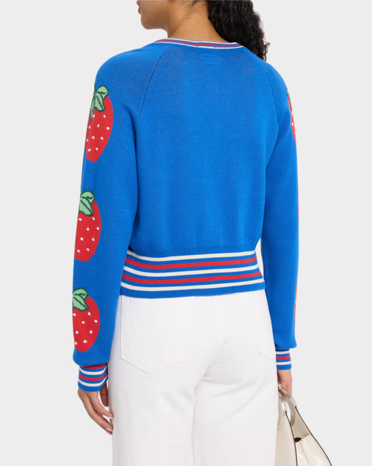 MOTHER The Crop Rib Cardigan | Neiman Marcus