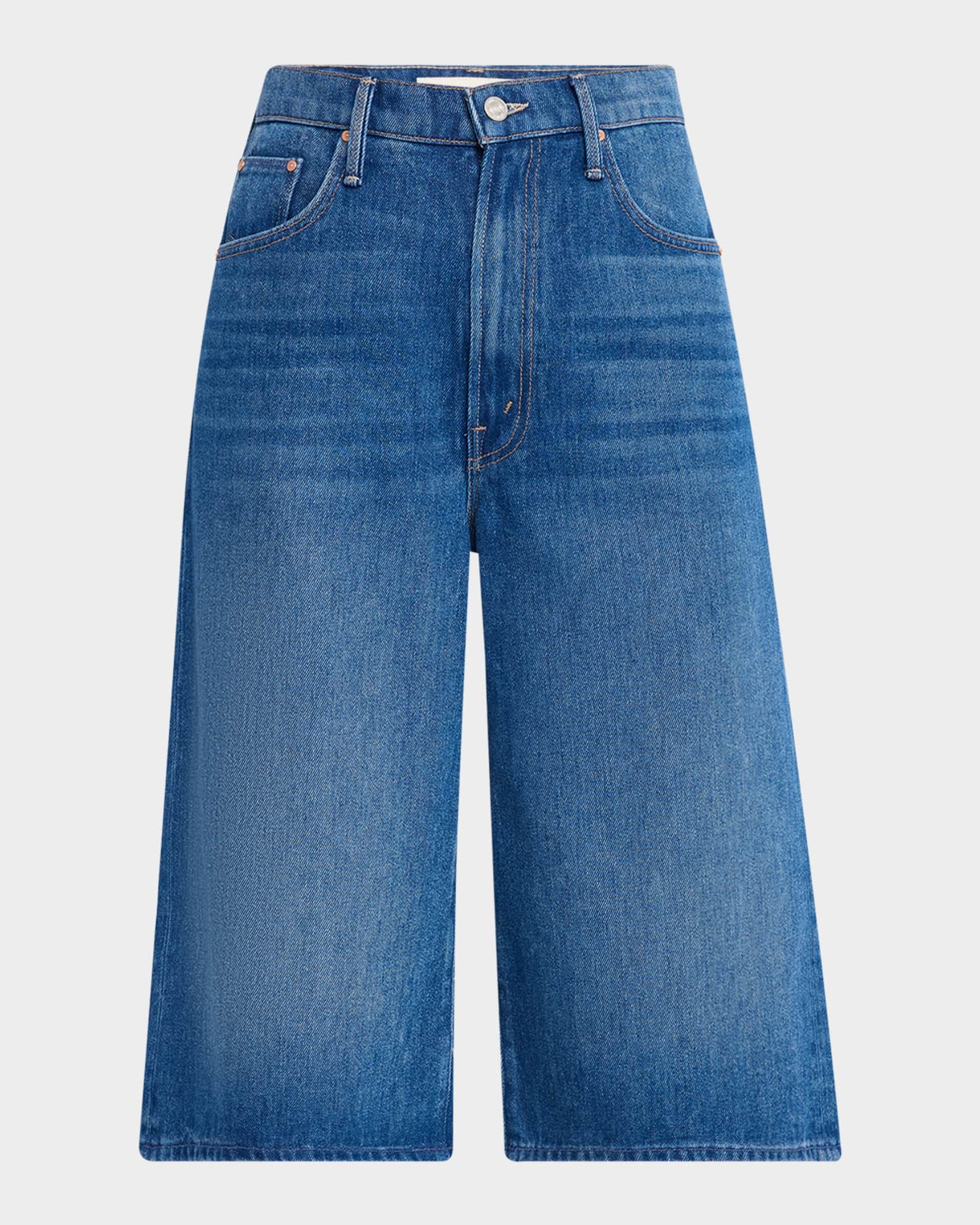 The Whole Lot Zip Capri Jeans 0