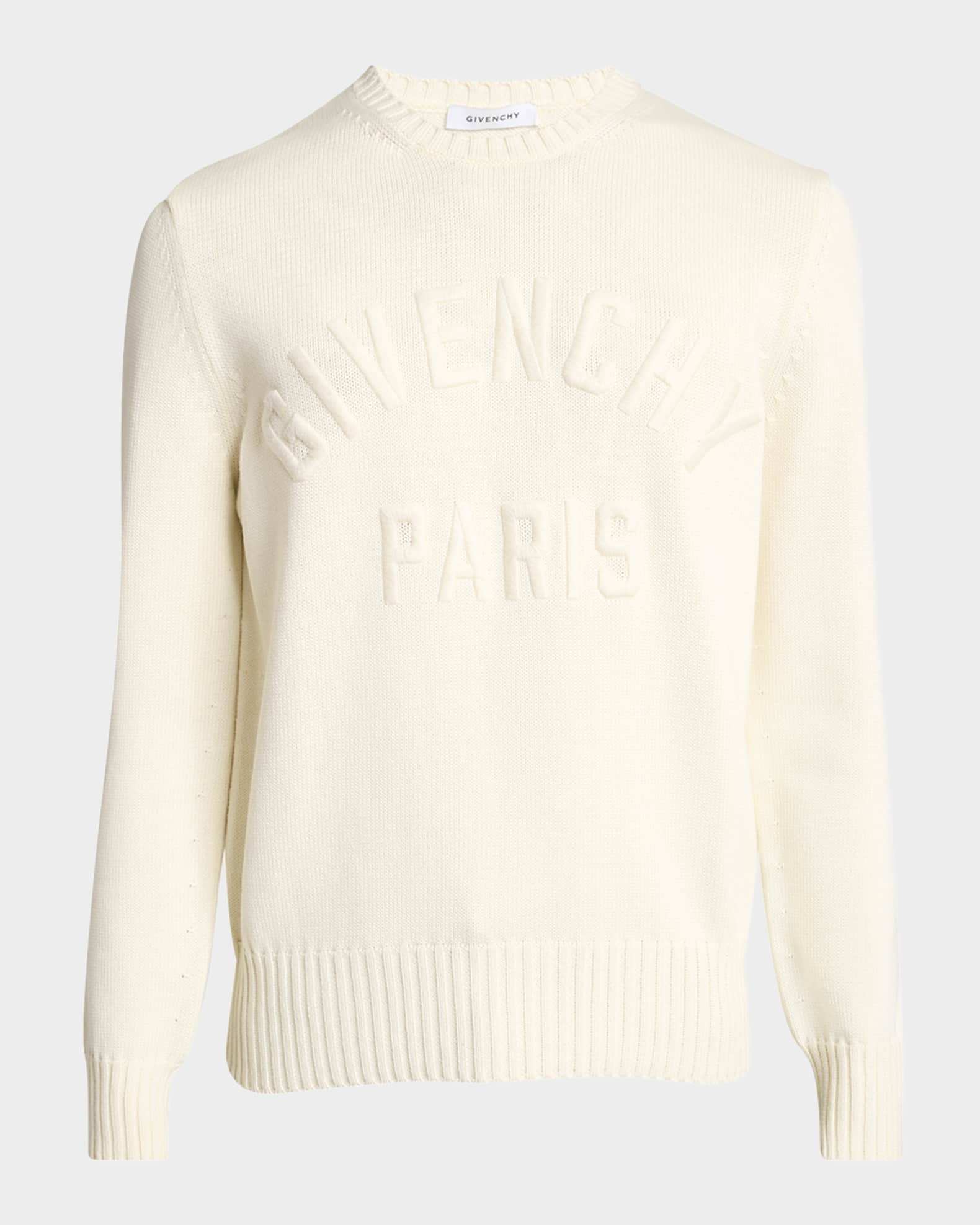 Men's Embroidered Crewneck Sweater 0