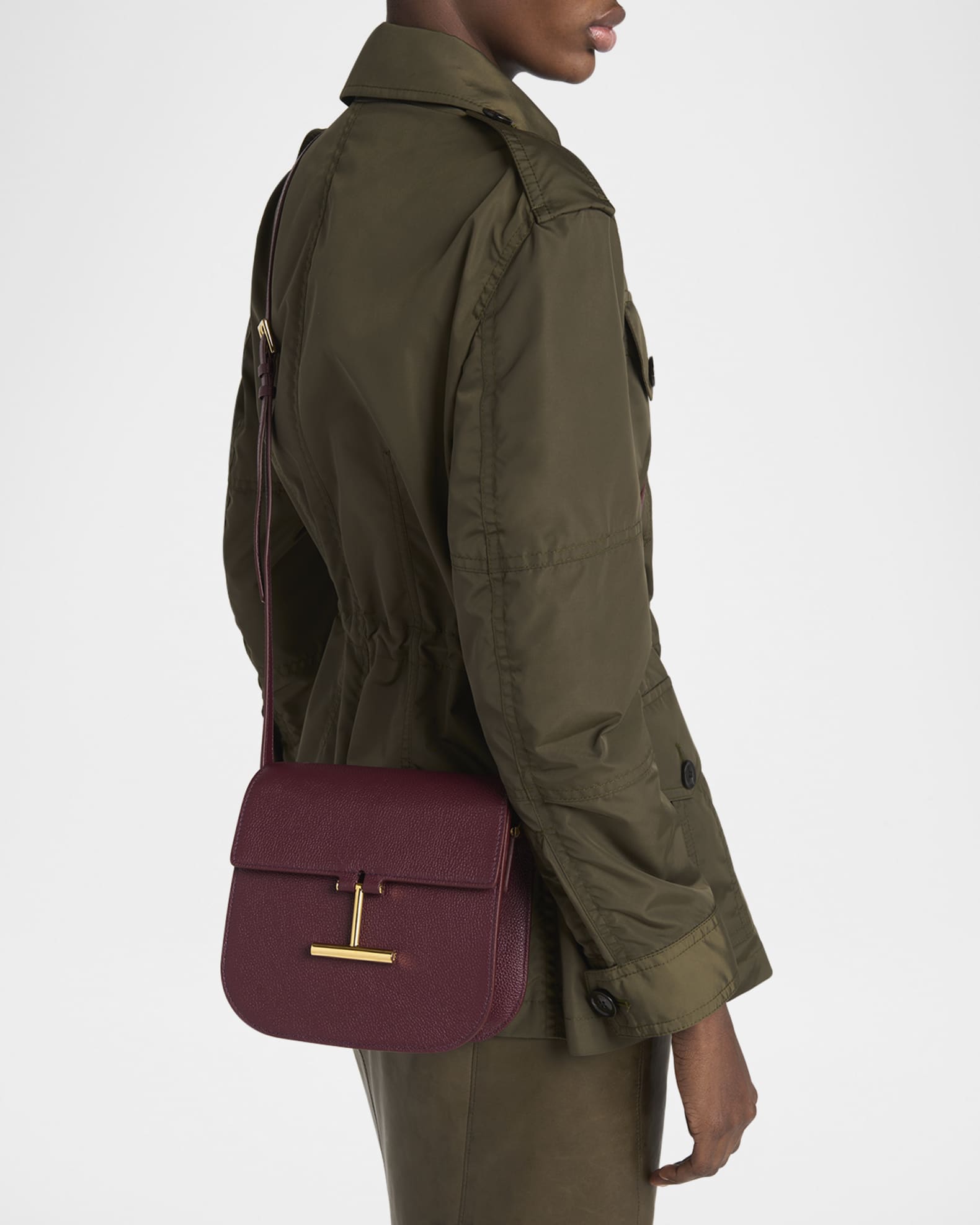 Tara Mini Crossbody Bag in Grain Leather  1