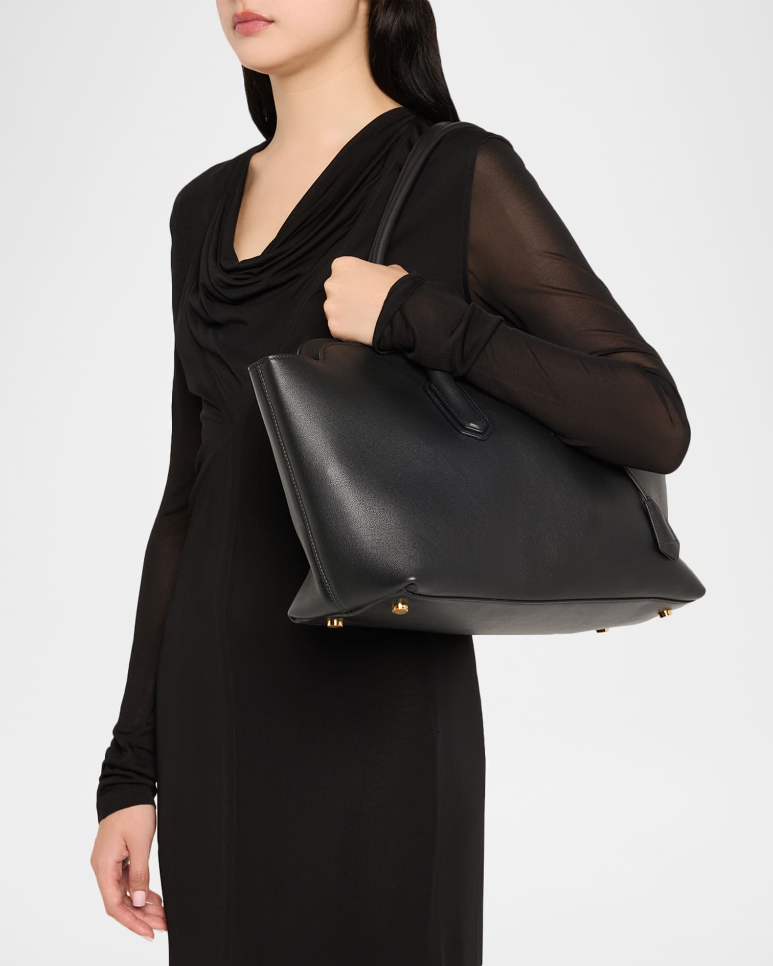 ハンドバッグ TOM FORD ALEXANDER LARGE HANDBAG IN GRAINY LEATHER NATURAL GRAIN LEATHER ALEXANDER LARGE SHOULDER BAG | Tom