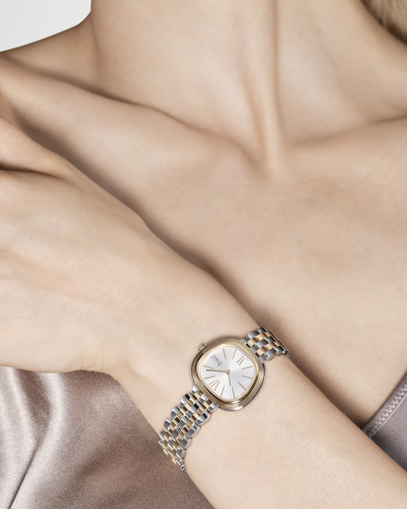 値下げ！ロマンティック・オーボエ Piatet Lyon ca1830 PIAGET 29mm Steel and 18K Rose Gold Sixtie Watch | Neiman Marcus